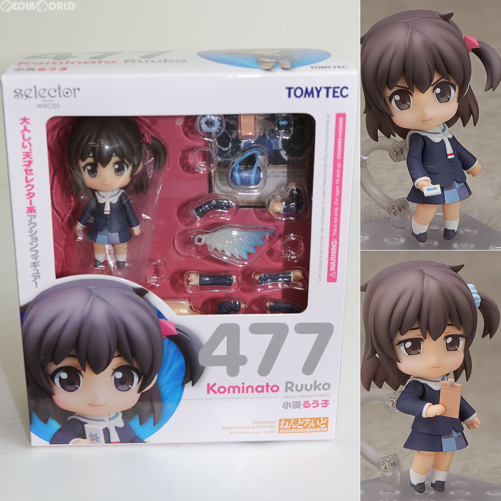 【中古即納】[FIG] ねんどろいど 477 小湊るう子(こみなとるうこ) selector infected WIXOSS(セレクター インフェクテッド ウィクロス) 完成品 可動フィギュア TOMYTEC(トミーテック) (20150329)