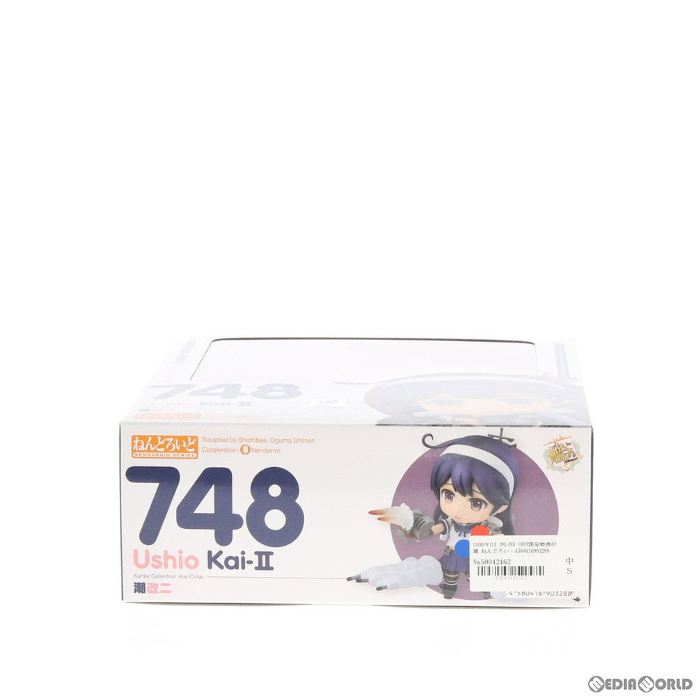 【中古即納】[FIG]GOODSMILE ONLINE SHOP限定特典付属 ねんどろいど 748 潮改二(うしおかいに) 艦隊これくしょん -艦これ- 完成品 可動フィギュア グッドスマイルカンパニー(20170922)