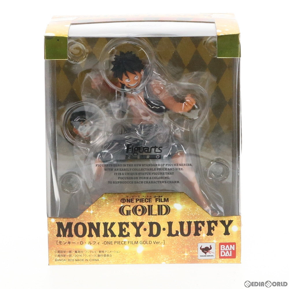 【中古即納】[FIG]フィギュアーツZERO モンキー・D・ルフィ -ONE PIECE FILM GOLD Ver.- ワンピースフィルムゴールド 完成品 フィギュア バンダイ(20160811)