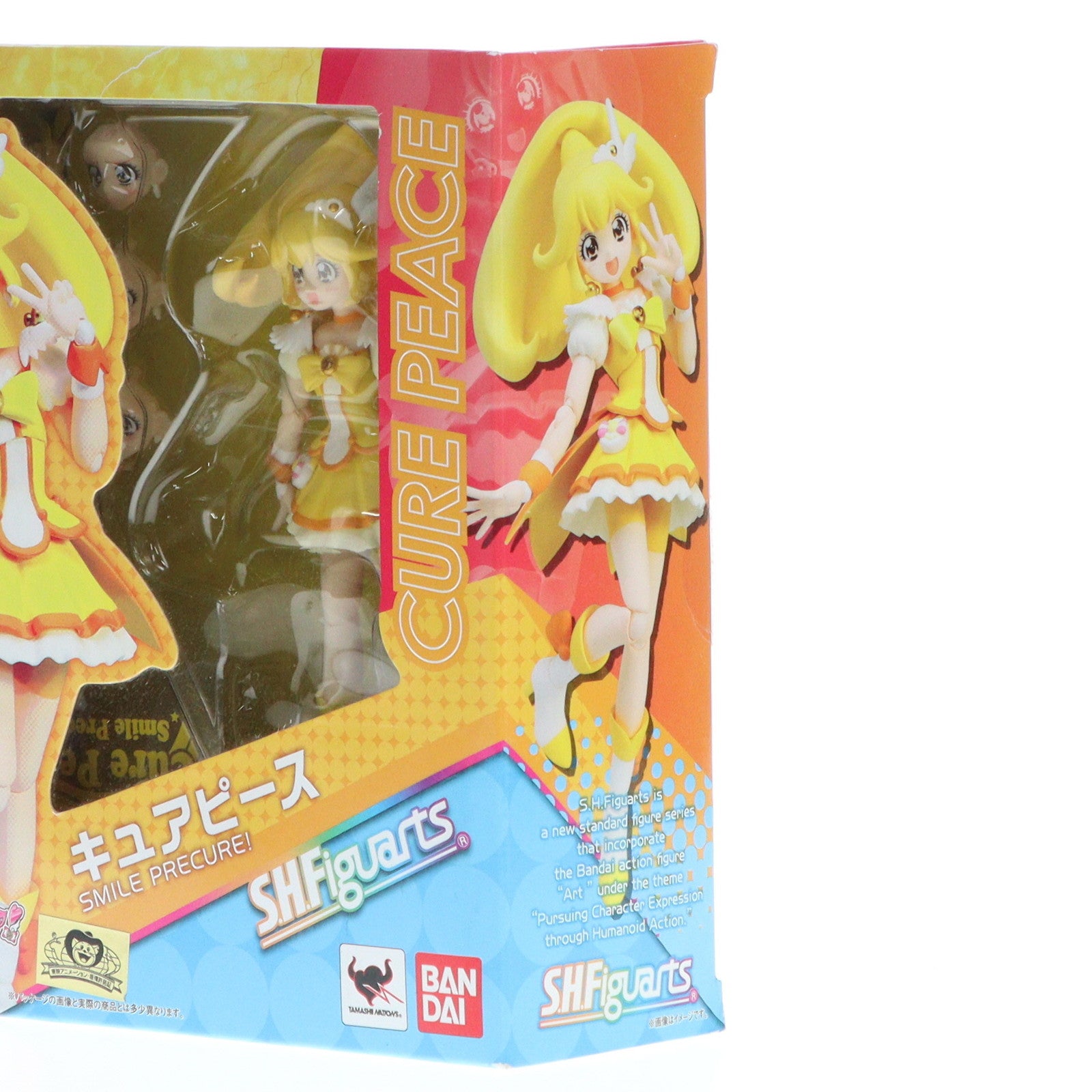 【中古即納】[FIG]S.H.Figuarts(フィギュアーツ) キュアピース スマイルプリキュア! 完成品 可動フィギュア バンダイ(20130803)