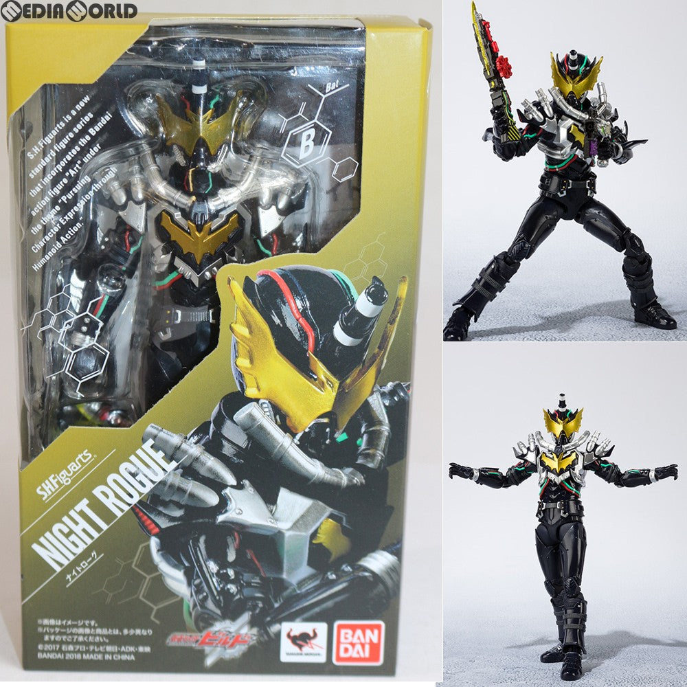 【中古即納】[FIG]S.H.Figuarts(フィギュアーツ) ナイトローグ 仮面ライダービルド 完成品 可動フィギュア バンダイ(20180331)