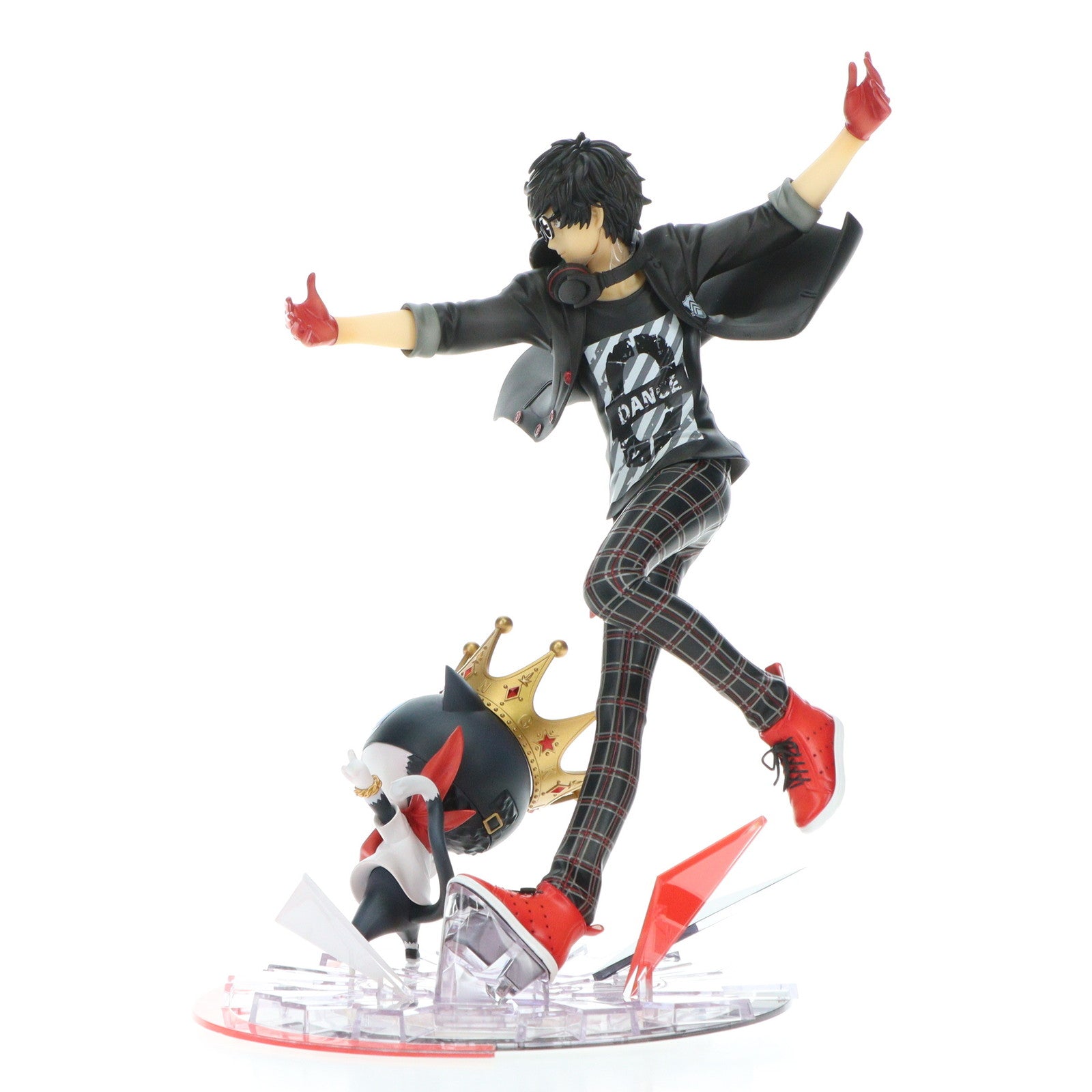 【中古即納】[FIG]ARTFX J 主人公&モルガナ ペルソナ5 ダンシング・スターナイト 1/8 完成品 フィギュア(PP787) コトブキヤ(20190525)