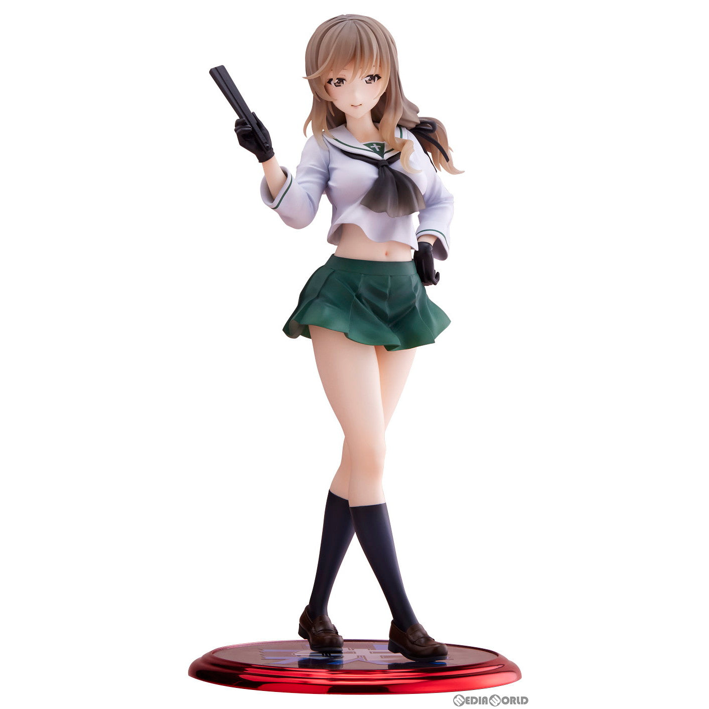 【中古即納】[FIG] ドリームテック 島田千代[大洗女子] (しまだちよ おおあらいじょし) ガールズ パンツァー 戦車道大作戦! 完成品 フィギュア(DT-193) ウェーブ(WAVE) (20240121)