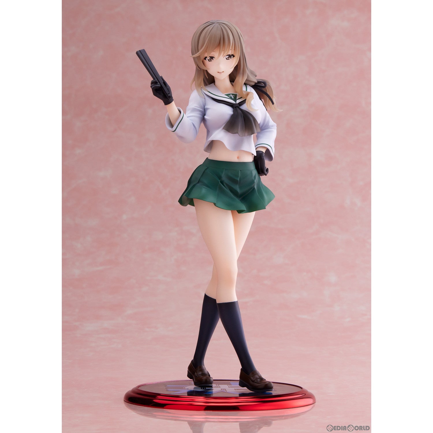 【中古即納】[FIG] ドリームテック 島田千代[大洗女子] (しまだちよ おおあらいじょし) ガールズ パンツァー 戦車道大作戦! 完成品 フィギュア(DT-193) ウェーブ(WAVE) (20240121)