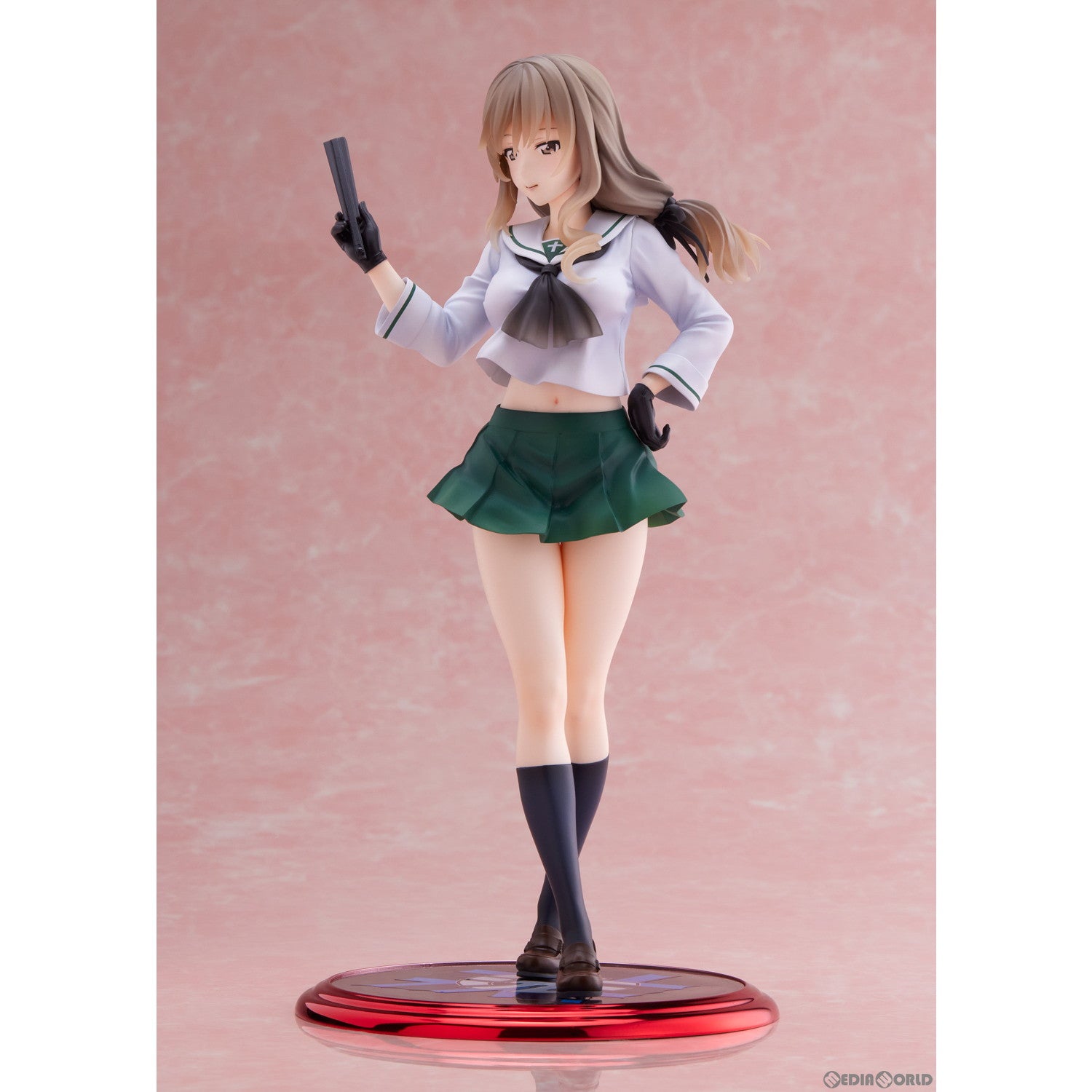 【中古即納】[FIG] ドリームテック 島田千代[大洗女子] (しまだちよ おおあらいじょし) ガールズ パンツァー 戦車道大作戦! 完成品 フィギュア(DT-193) ウェーブ(WAVE) (20240121)