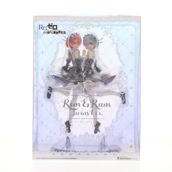 【中古即納】[FIG]レム&ラム Twins Ver. Re:ゼロから始める異世界生活 1/7 完成品 フィギュア 双翼社