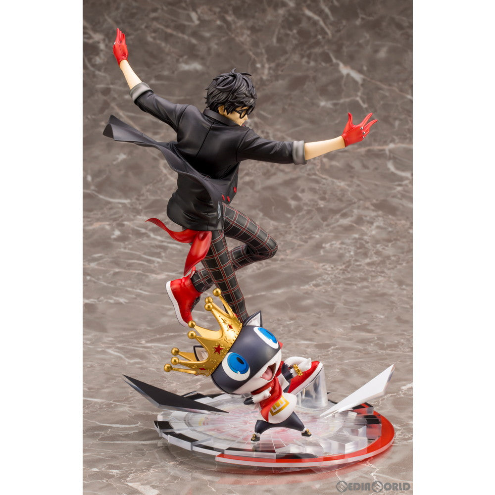 【中古即納】[FIG](再販)ARTFX J 主人公&モルガナ ペルソナ5 ダンシング・スターナイト 1/8 完成品 フィギュア(PV192) コトブキヤ(20240616)