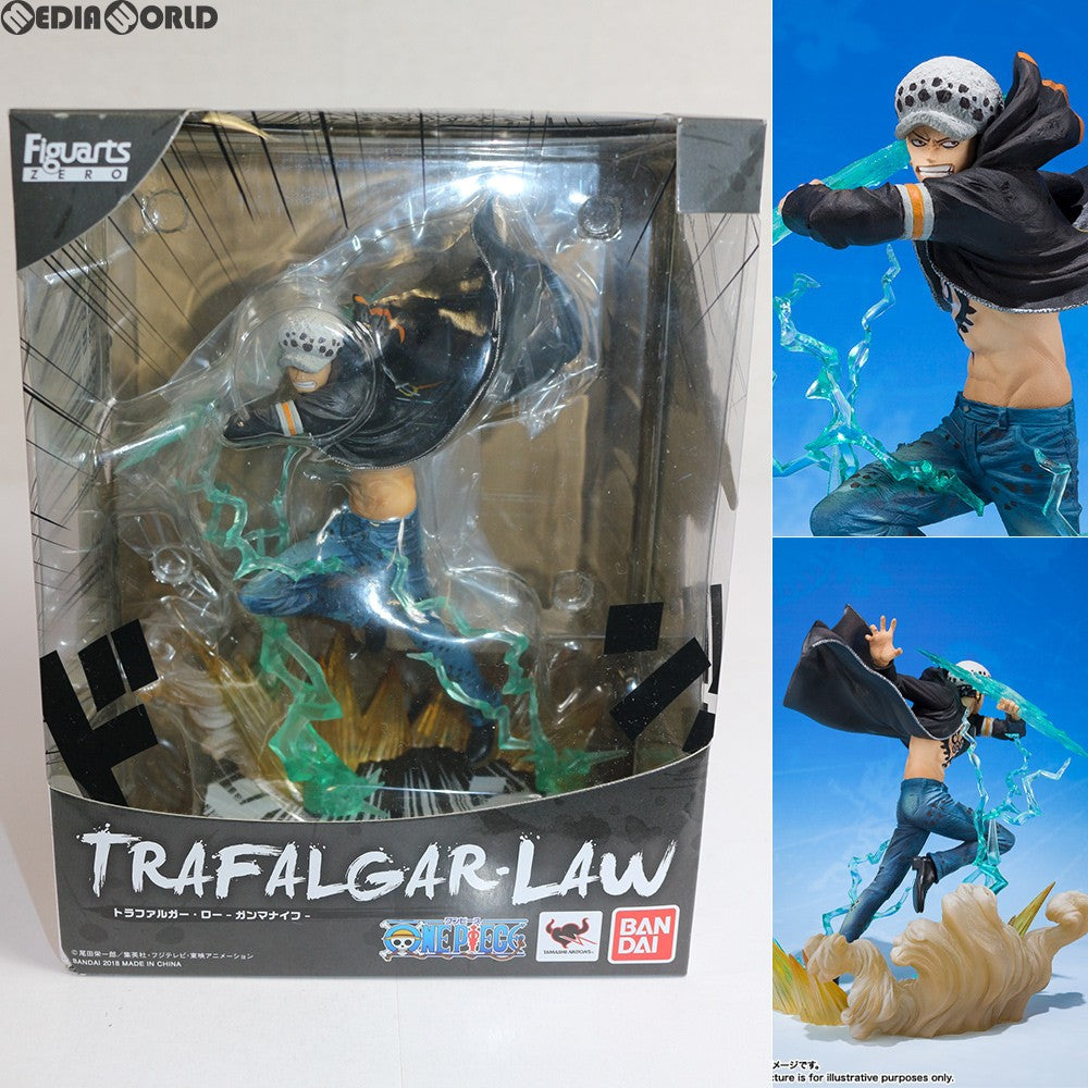 【中古即納】[FIG] フィギュアーツZERO トラファルガー・ロー -ガンマナイフ- ONE PIECE(ワンピース) 完成品 フィギュア バンダイ(20180324)