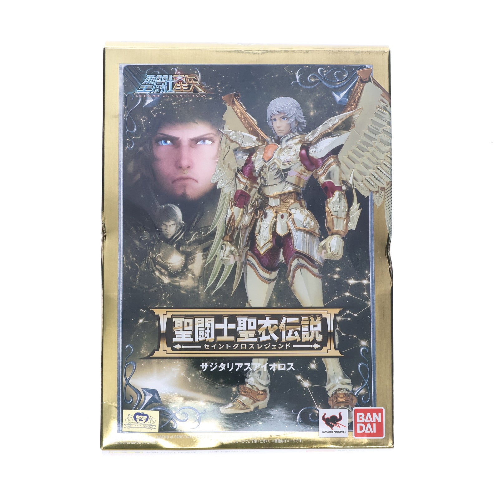 中古即納】[FIG]聖闘士聖衣伝説 サジタリアスアイオロス 聖闘士星矢 LEGEND of SANCTUARY 完成品 可動フィギュア バンダイ