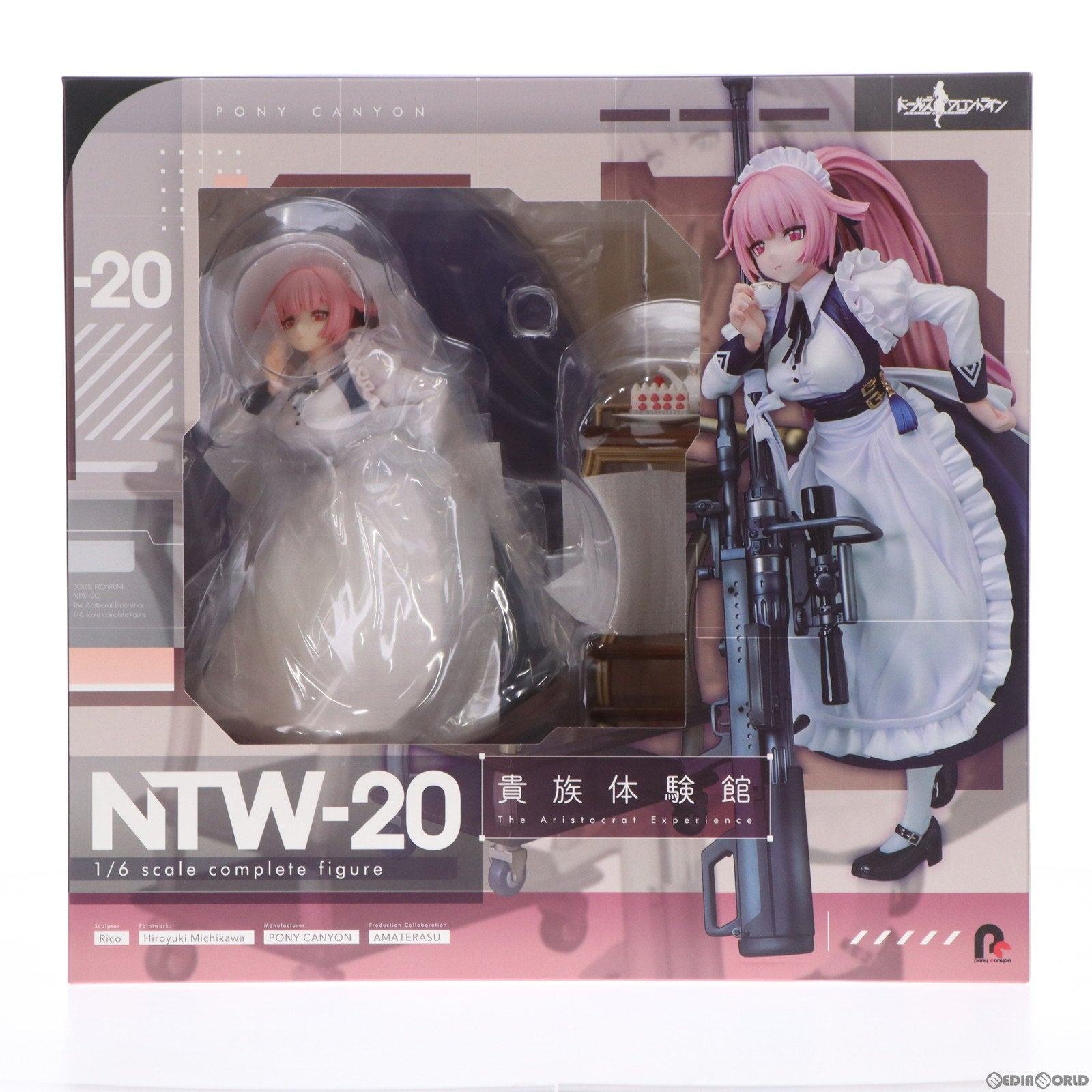 【中古即納】[FIG]あみあみ限定特典付属 NTW-20 貴族体験館 ドールズフロントライン 1/6 完成品 フィギュア ポニーキャニオン/グッドスマイルカンパニー(20231231)