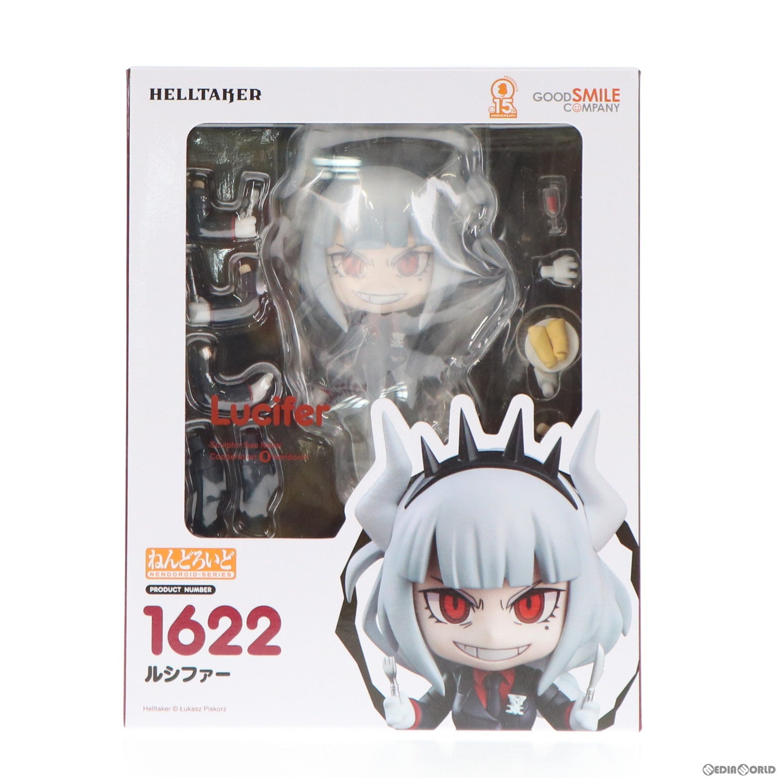 【中古即納】[FIG]ねんどろいど 1622 ルシファー Helltaker(ヘルテイカー) 完成品 可動フィギュア  グッドスマイルカンパニー(20211218)