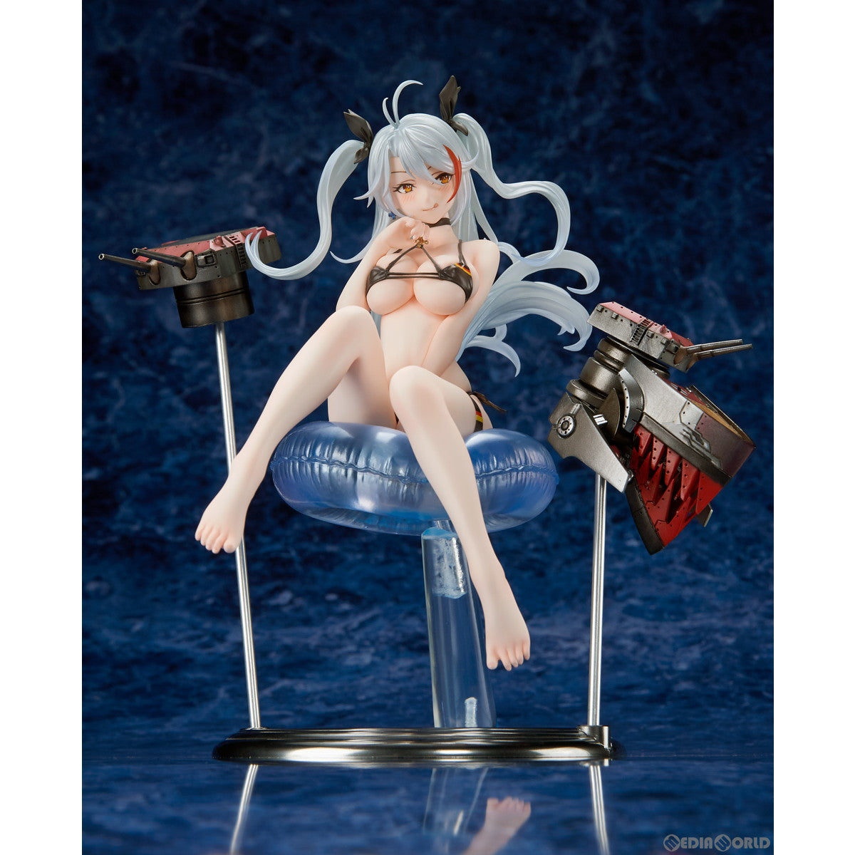 中古即納】[FIG](再販)ドリームテック プリンツ・オイゲン【色褪せないエガオ】 アズールレーン 1/8 完成品 フィギュア(DT-206)  ウェーブ(WAVE)