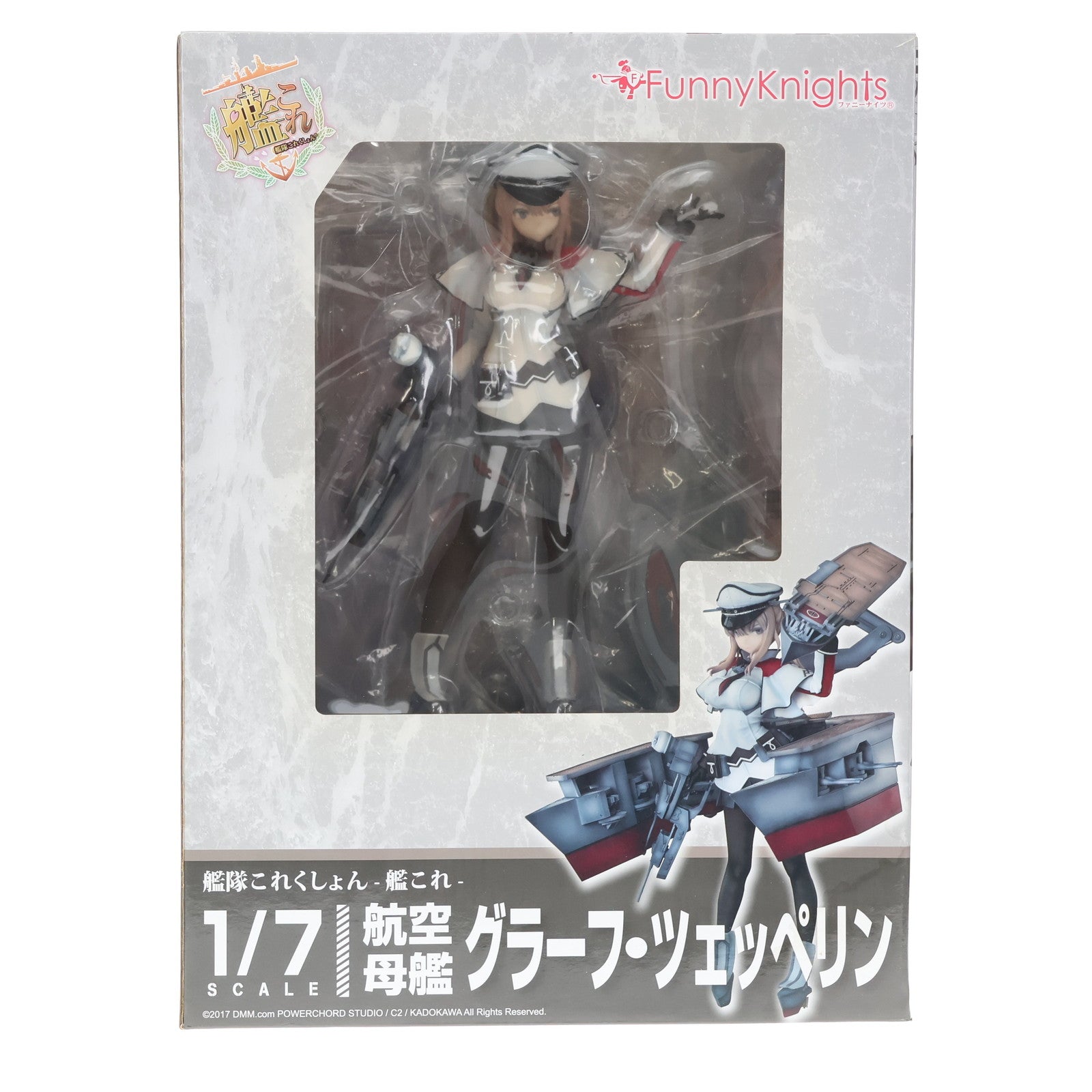 【中古即納】[FIG]グラーフ・ツェッペリン 艦隊これくしょん -艦これ- 1/7 完成品 フィギュア ファニーナイツ(アオシマ)(20180114)