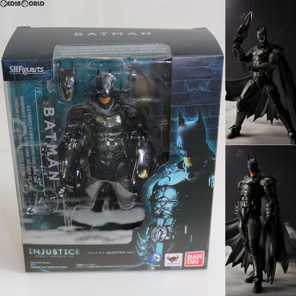 【中古即納】[FIG]S.H.Figuarts(フィギュアーツ) バットマン(INJUSTICE ver.) インジャスティス:神々の激突 完成品 可動フィギュア バンダイ(20141129)