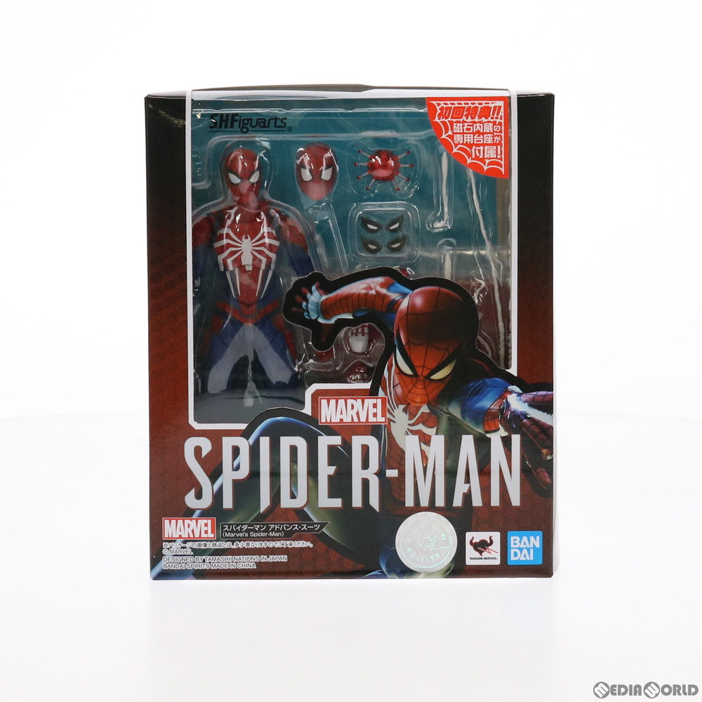 【中古即納】[FIG]S.H.Figuarts(フィギュアーツ) スパイダーマン アドバンス・スーツ(Marvel's Spider-Man)  初回限定版 完成品 可動フィギュア バンダイスピリッツ(20190921)