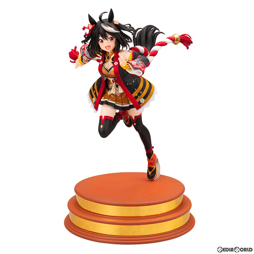 【中古即納】[FIG][迫る熱に押されて]キタサンブラック ウマ娘 プリティーダービー 1/7 完成品 フィギュア(PV051) コトブキヤ(20240430)