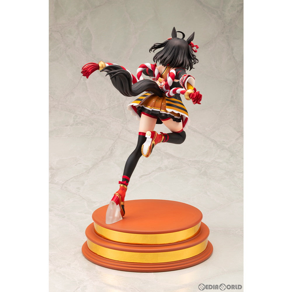 【中古即納】[FIG][迫る熱に押されて]キタサンブラック ウマ娘 プリティーダービー 1/7 完成品 フィギュア(PV051) コトブキヤ(20240430)