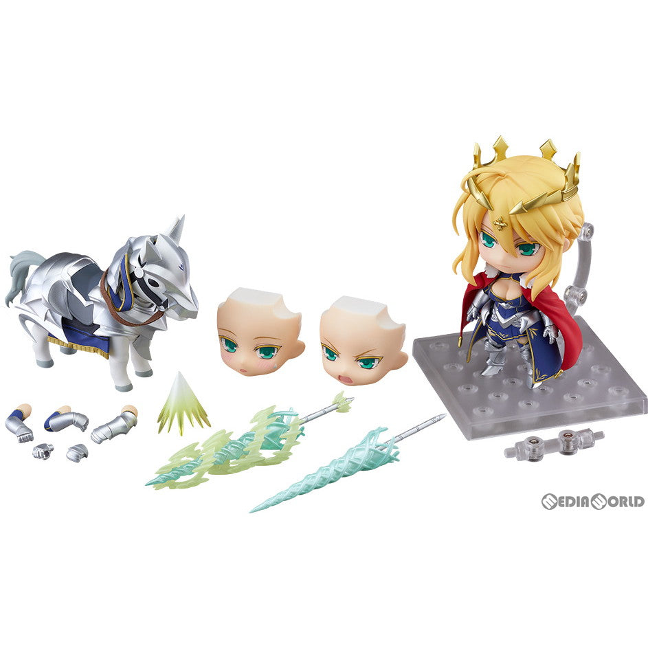 【中古即納】[FIG]ねんどろいど 1532-DX ランサー/アルトリア・ペンドラゴン&ドゥン・スタリオン Fate/Grand Order(フェイト/グランドオーダー) 完成品 可動フィギュア グッドスマイルカンパニー(20210829)