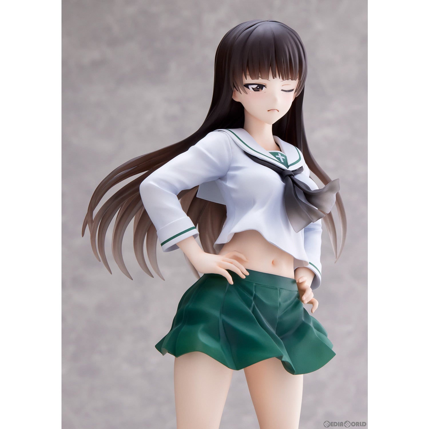 中古即納】[FIG]ドリームテック 西住しほ[大洗女子](にしずみしほ おおあらいじょし) ガールズ&パンツァー 戦車道大作戦! 1/7 完成品  フィギュア(DT-192) ウェーブ(WAVE)