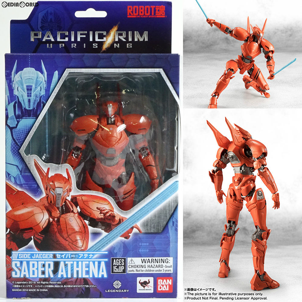 【中古即納】[FIG]ROBOT魂(SIDE JAEGER) セイバー・アテナ パシフィック・リム:アップライジング 完成品 可動フィギュア バンダイ(20180317)