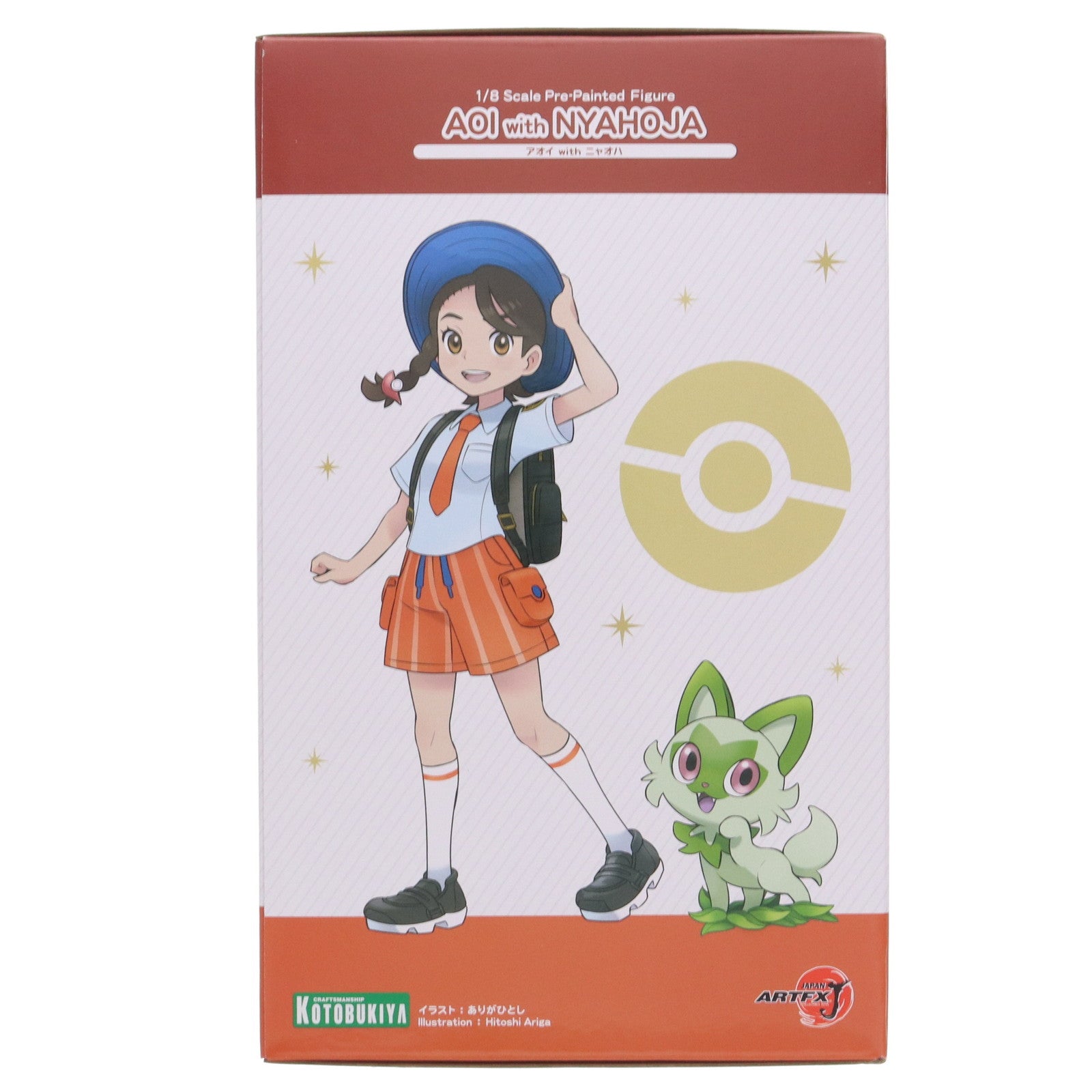 【中古即納】[FIG] ポケモンセンター コトブキヤショップ限定特典付属 ARTFX J アオイ with ニャオハ ポケットモンスター スカーレット・バイオレット 1/8 完成品 フィギュア(PV141) コトブキヤ(20240728)