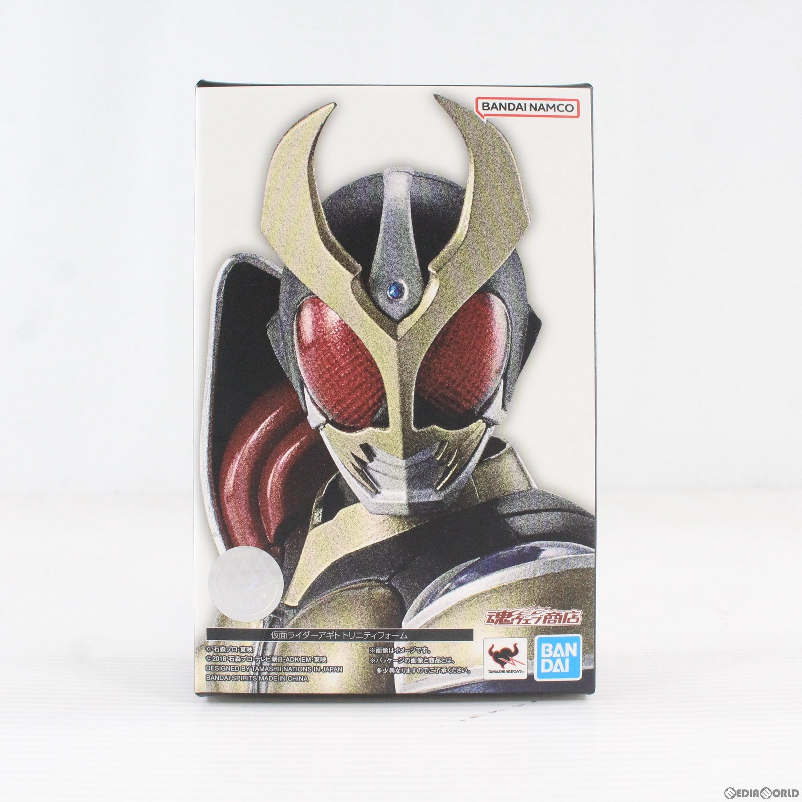 【中古即納】[FIG]魂ウェブ商店限定 S.H.Figuarts(フィギュアーツ) 真骨彫製法 仮面ライダーアギト トリニティフォーム 完成品 可動フィギュア バンダイスピリッツ(20230417)