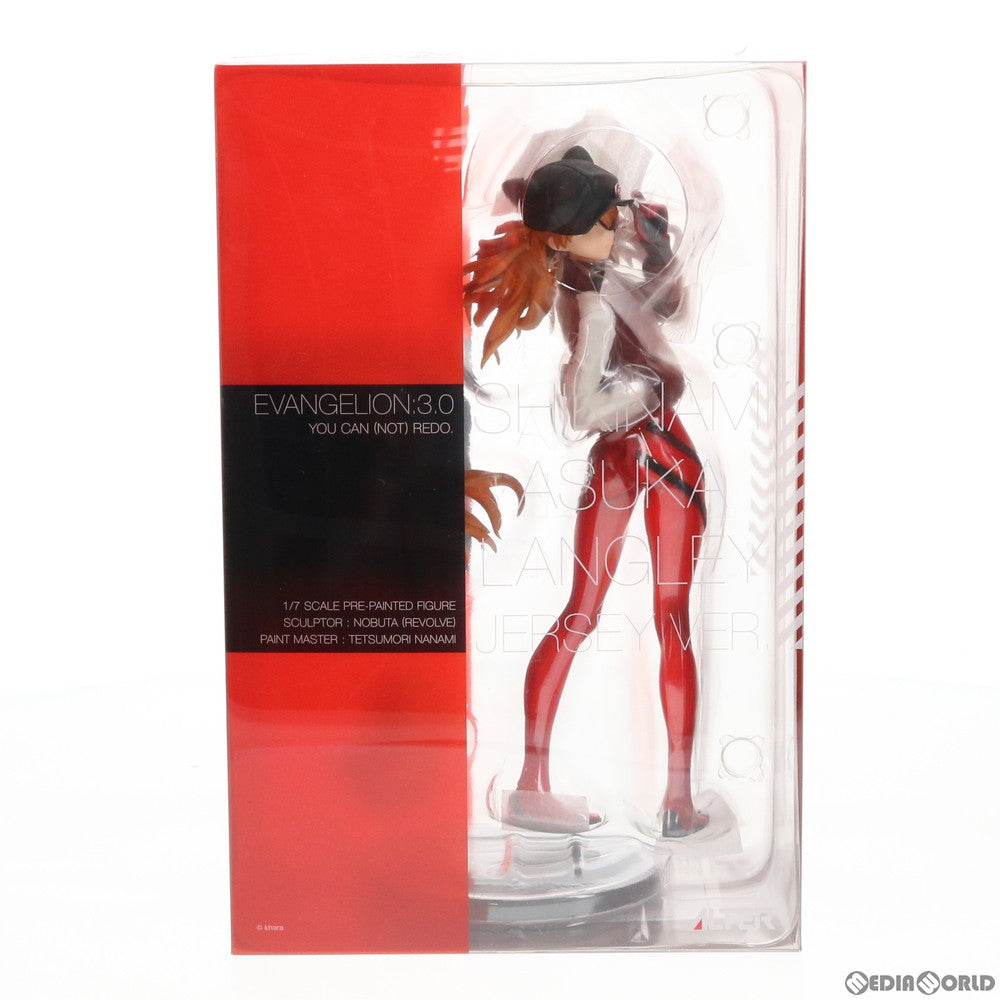 【中古即納】[FIG]EVA GLOBAL限定復刻 式波・アスカ・ラングレー ジャージVer. ヱヴァンゲリヲン新劇場版:Q 1/7 完成品 フィギュア アルター(20150430)