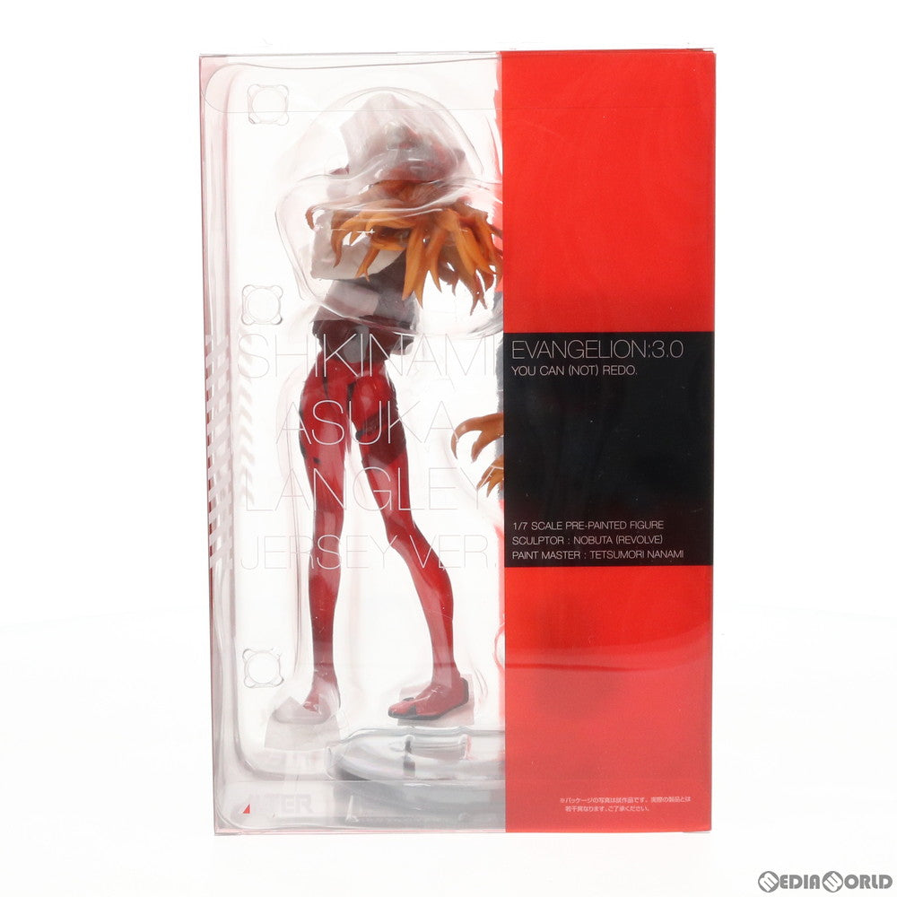 【中古即納】[FIG]EVA GLOBAL限定復刻 式波・アスカ・ラングレー ジャージVer. ヱヴァンゲリヲン新劇場版:Q 1/7 完成品 フィギュア アルター(20150430)