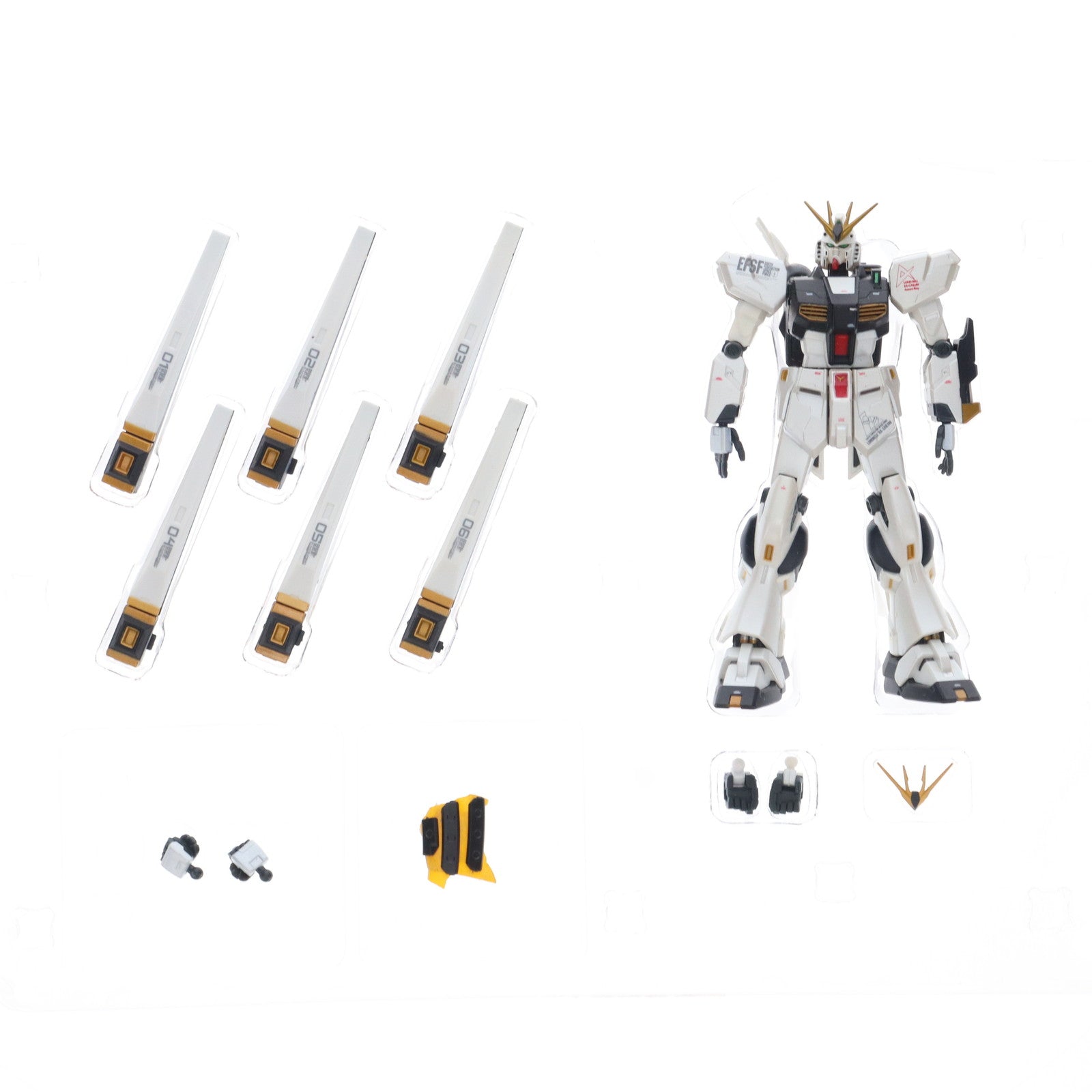 中古即納】[FIG]HCM-Pro SP-003 νガンダム(スペシャルペインテッド) 機動戦士ガンダム 逆襲のシャア 1/200 完成品  可動フィギュア バンダイ