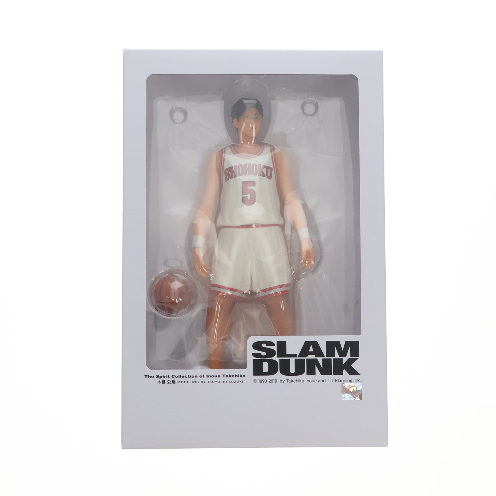 【中古即納】[FIG] The Spirit Collection of Inoue Takehiko SLAM DUNK(スラムダンク) 木暮公延(こぐれきみのぶ) 白ユニフォームVer. 完成品 フィギュア エムアイシー(20191126)