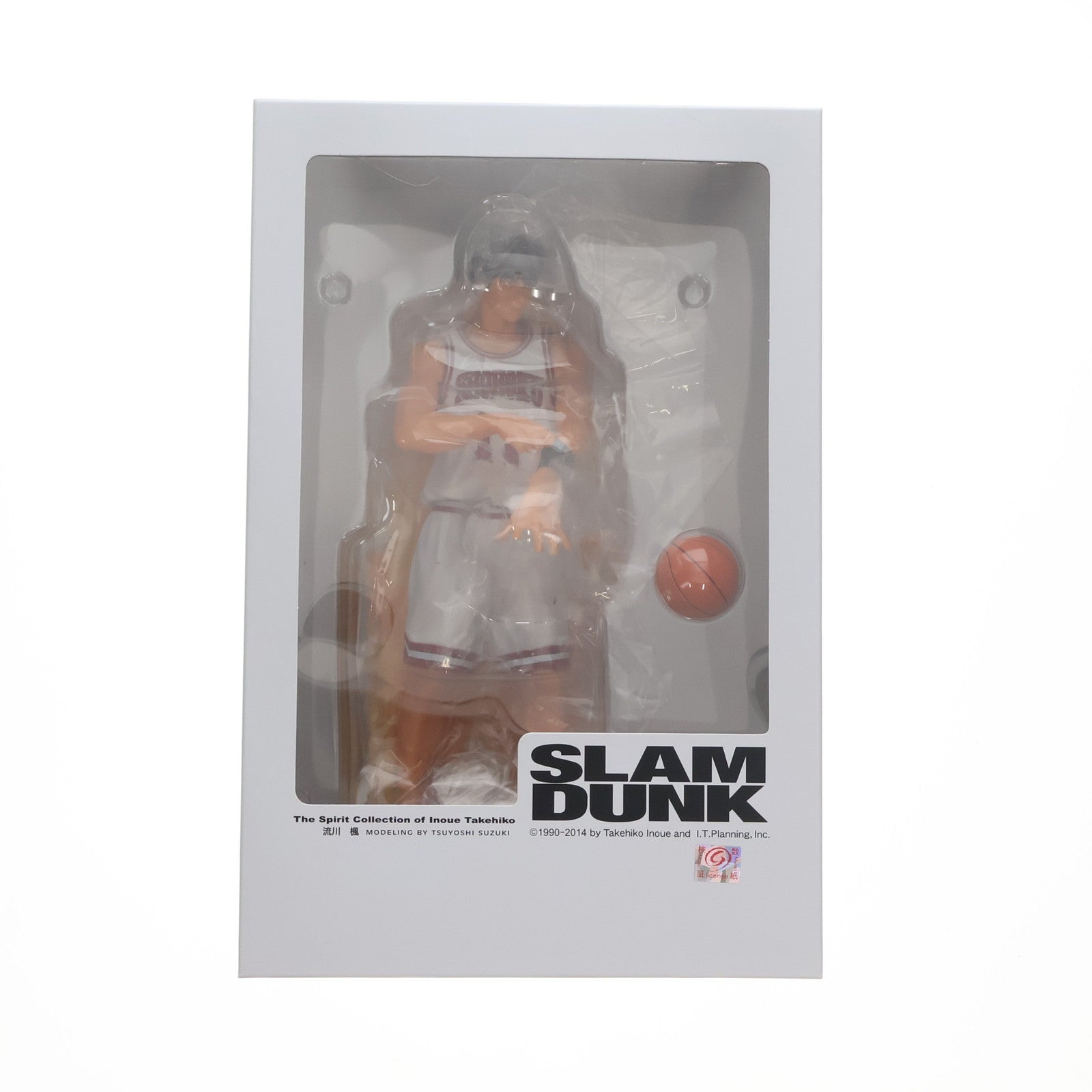 【中古即納】[FIG]The Spirit Collection of Inoue Takehiko SLAM DUNK(スラムダンク) Vol.3  流川楓(るかわかえで) 白ユニフォームVer. 完成品 フィギュア ティーケー・ホールディングス(20140430)