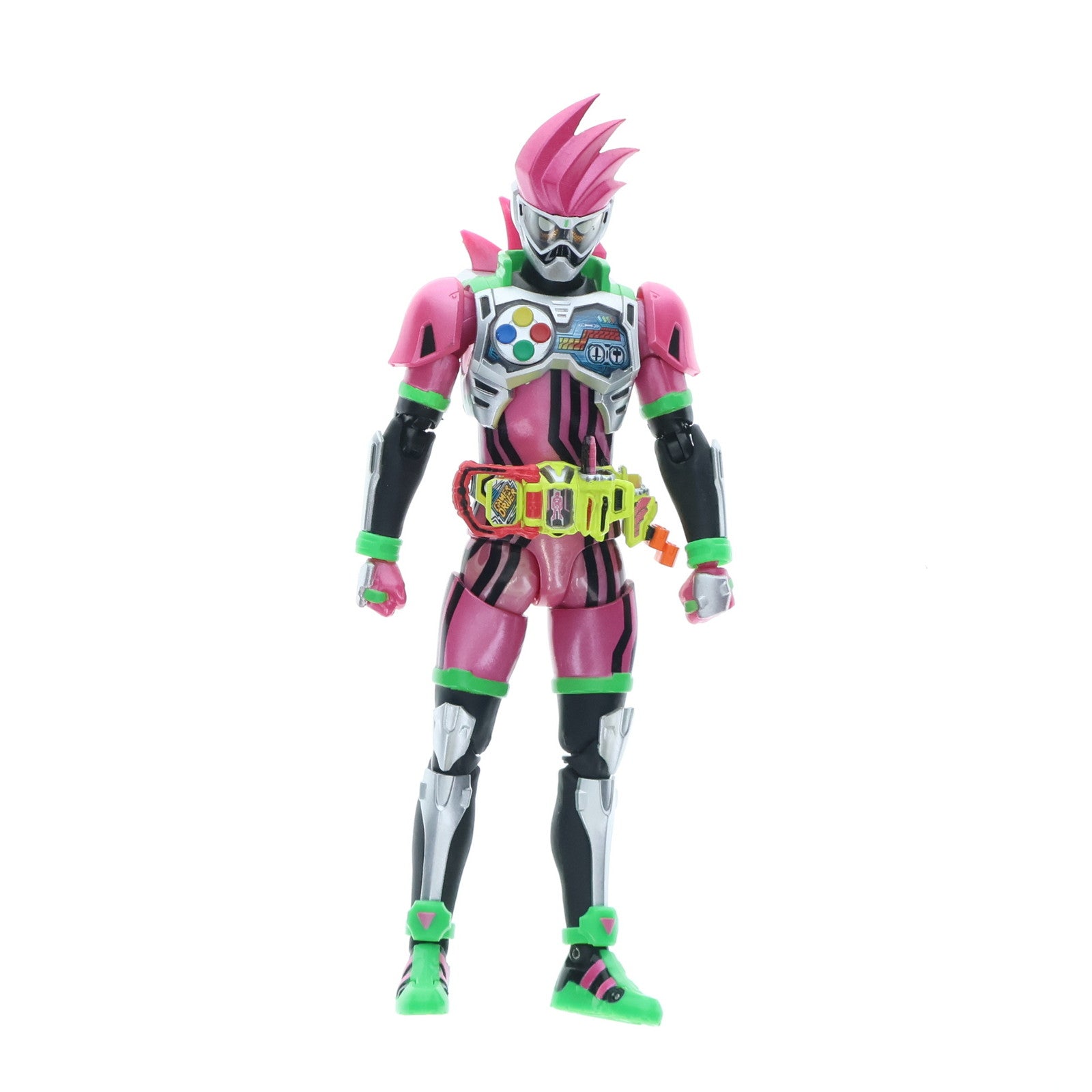 中古即納】[FIG]S.H.Figuarts(フィギュアーツ) 仮面ライダーエグゼイド アクションゲーマー レベル2 -20 Kamen Rider  Kicks Ver.- 完成品 可動フィギュア バンダイスピリッツ