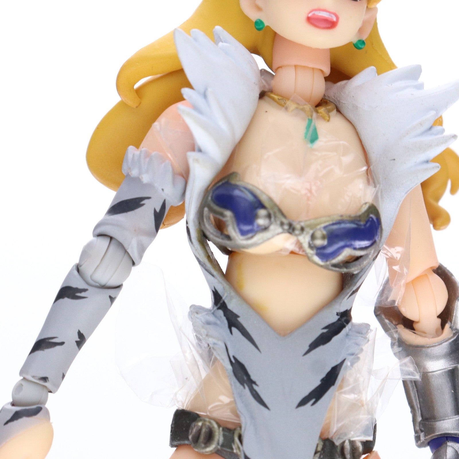 中古即納】[FIG]リボルテック クイーンズブレイド No.008 近衛隊長エリナ クイーンズブレイド 1/12 完成品 可動フィギュア 海洋堂