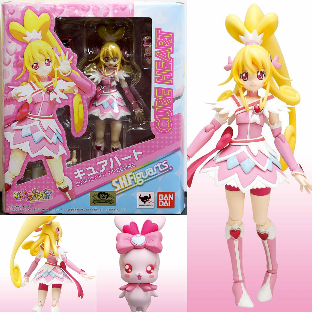 【中古即納】[FIG]S.H.Figuarts(フィギュアーツ) キュアハート ドキドキ!プリキュア 完成品 可動フィギュア バンダイ(20140531)