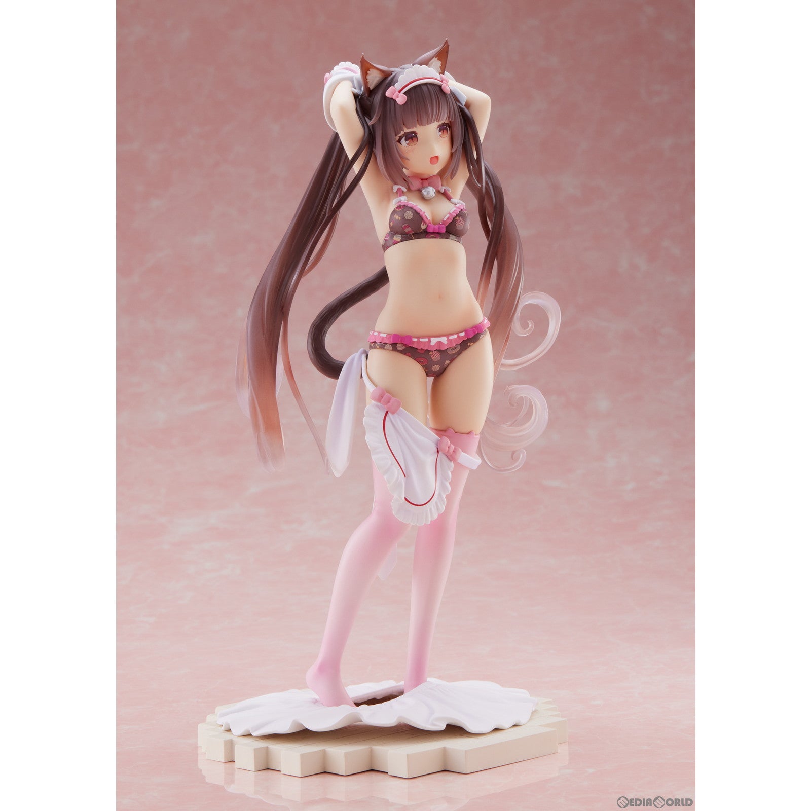 【中古即納】[FIG] ショコラ-Lovely Sweets Time- ネコぱら 1/7 完成品 フィギュア(PF329) PLUM(プラム) (20240731)