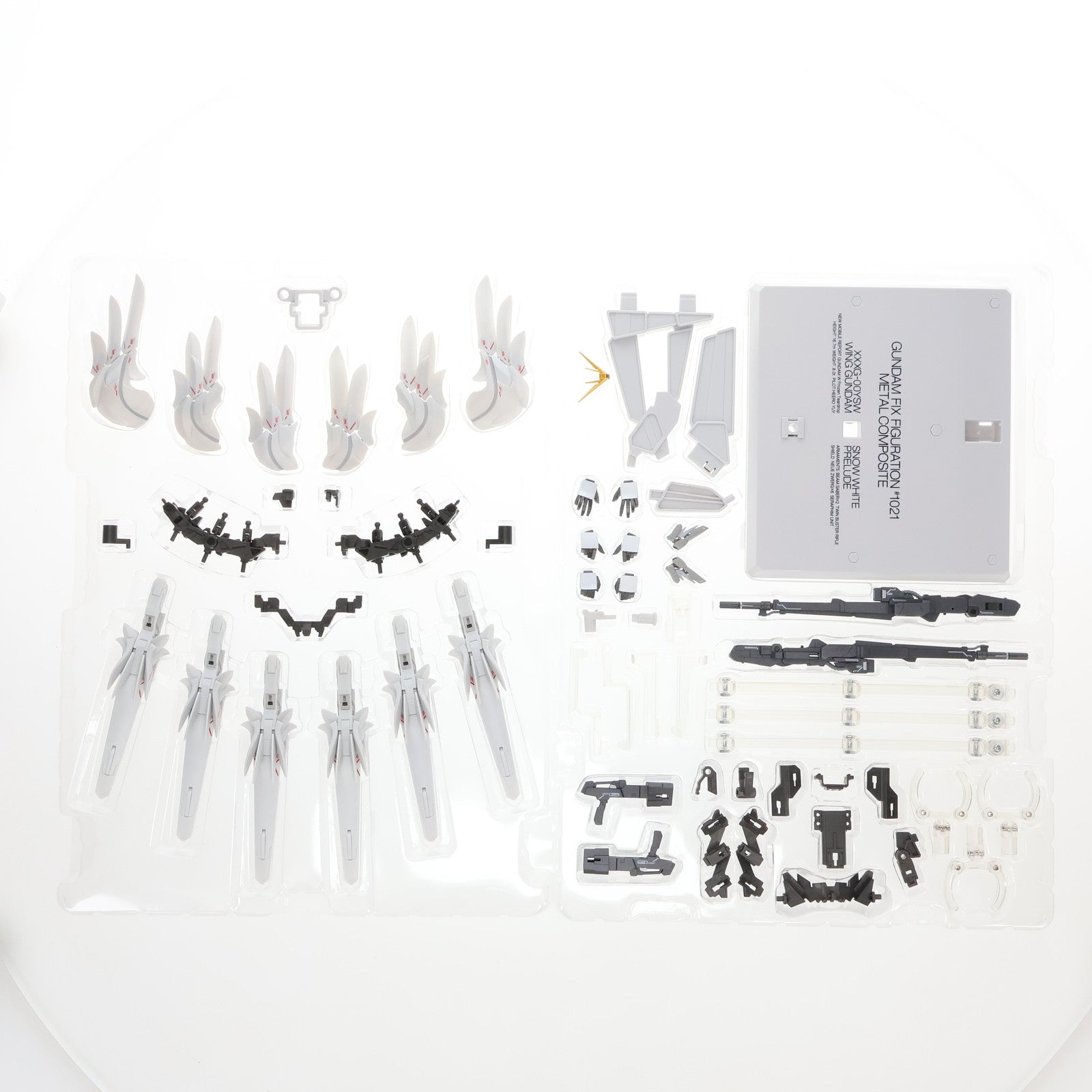 中古即納】[FIG]魂ウェブ商店限定 GUNDAM FIX FIGURATION METAL COMPOSITE  ウイングガンダムスノーホワイトプレリュード 新機動戦記ガンダムW Frozen Teardrop 完成品 可動フィギュア バンダイスピリッツ