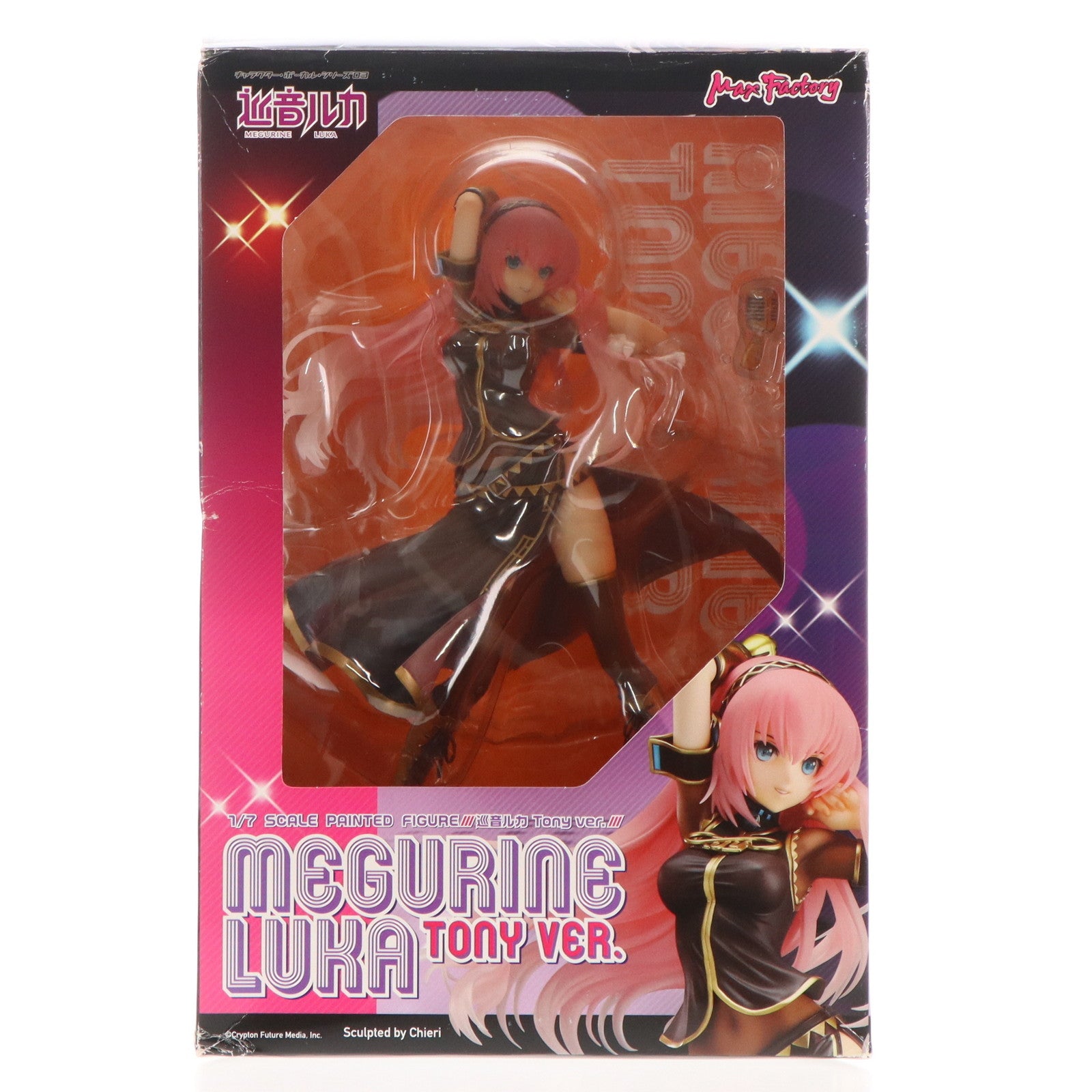 【中古即納】[FIG]巡音ルカ(めぐりねるか) Tony ver. キャラクター・ボーカル・シリーズ03 巡音ルカ 1/7 完成品 フィギュア マックスファクトリー(20120801)