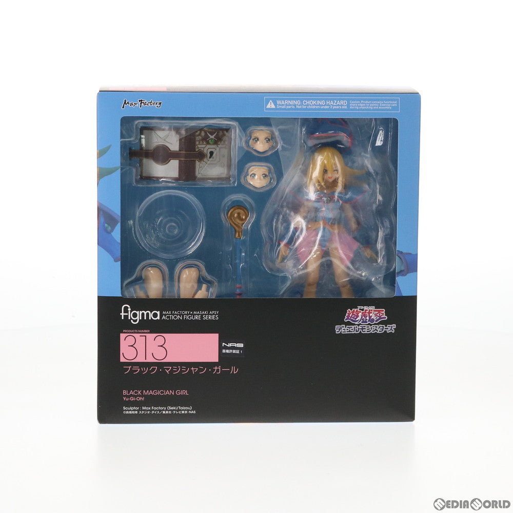 中古即納】[FIG](再販)figma(フィグマ) 313 ブラック・マジシャン・ガール 遊☆戯☆王デュエルモンスターズ 完成品 可動フィギュア  マックスファクトリー