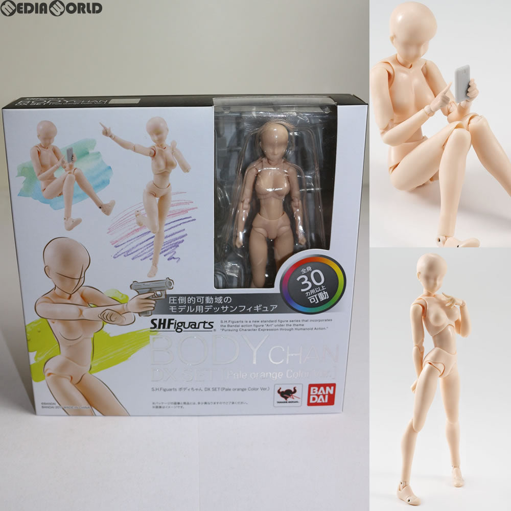 【中古即納】[FIG]S.H.Figuarts(フィギュアーツ) ボディちゃん DX SET(Pale orange Color Ver.) 完成品 可動フィギュア バンダイ(20170421)