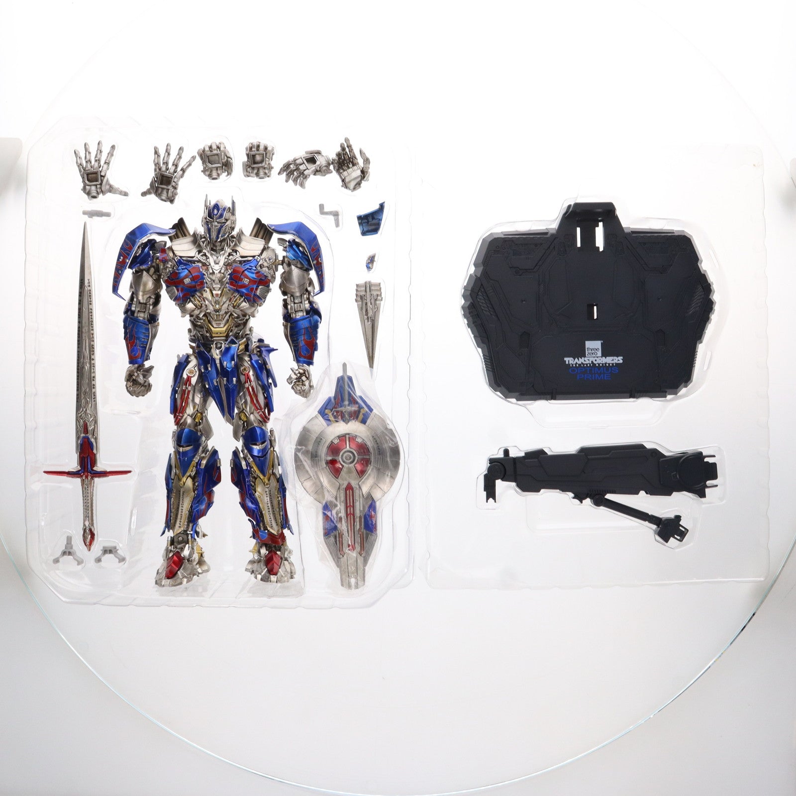 中古即納】[FIG]Transformers: The Last Knight DLX Optimus Prime(トランスフォーマー/最後の騎士王  DLX オプティマスプライム) 完成品 可動フィギュア threezero(スリーゼロ)