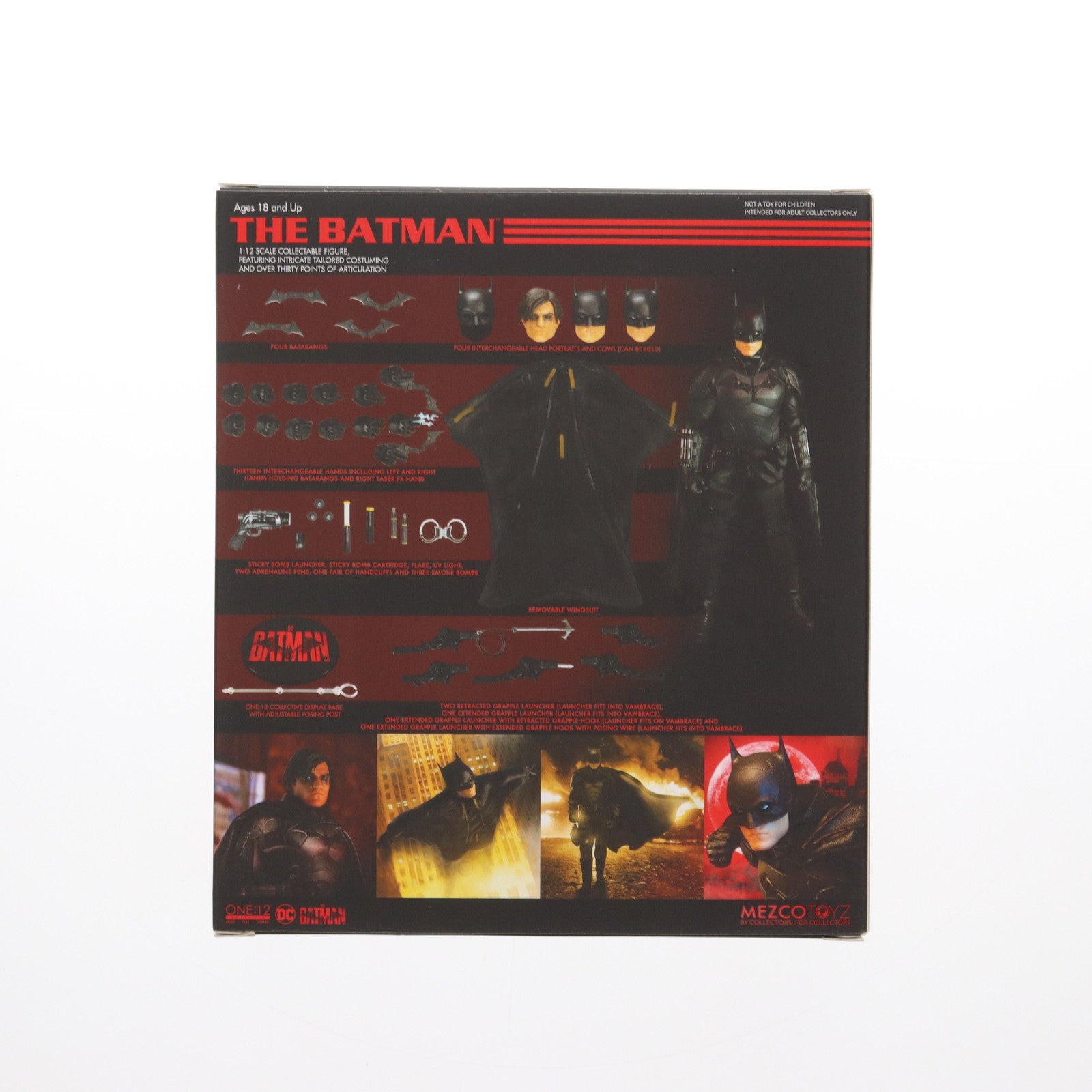 【中古即納】[FIG] ワン12コレクティブ バットマン THE BATMAN-ザ・バットマン- 1/12 完成品 アクションフィギュア メズコトイズ(20240808)