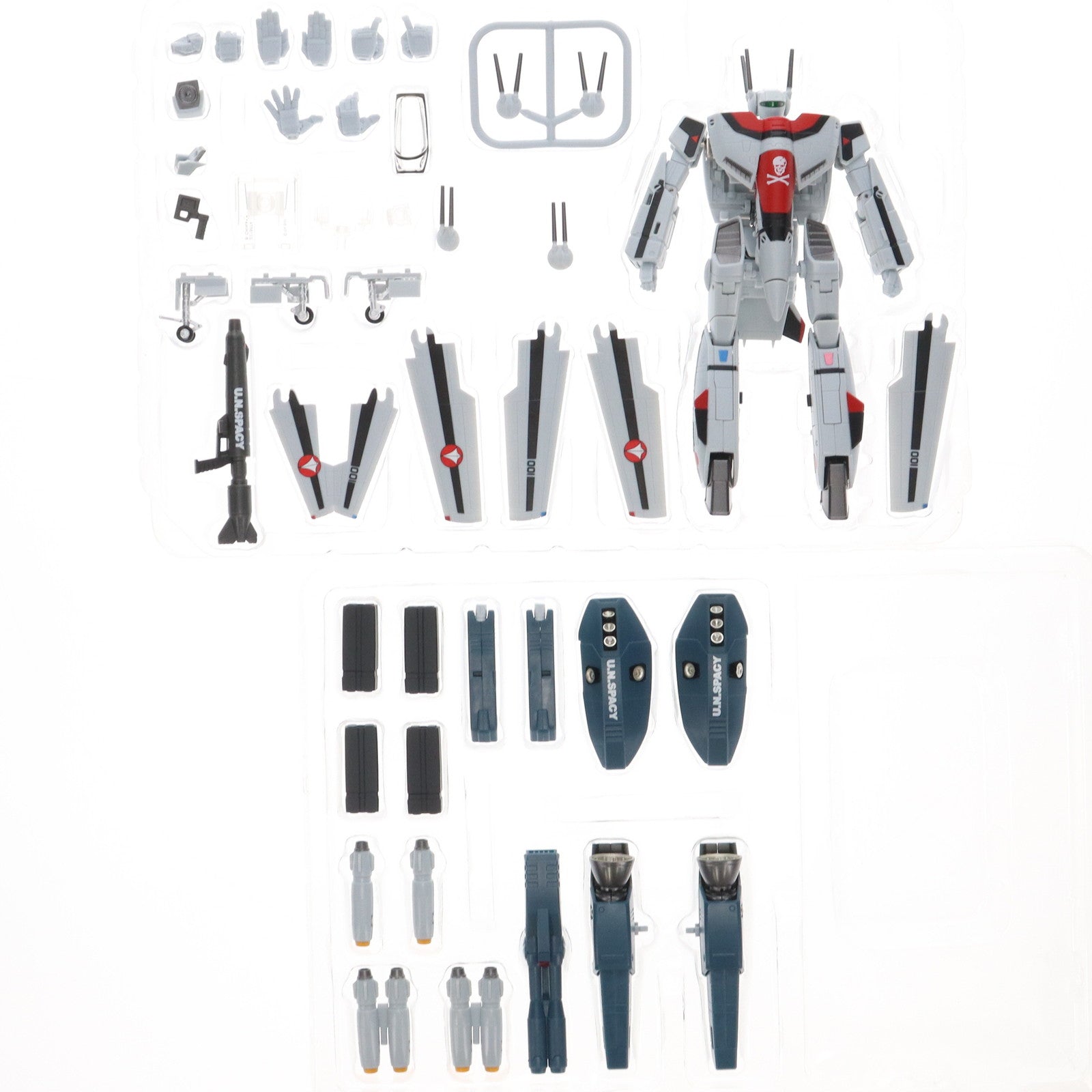 【中古即納】[FIG]HI-METAL R VF-1S ストライクバルキリー(一条輝機) 超時空要塞マクロス 愛・おぼえていますか 完成品  可動フィギュア バンダイ(20151128)