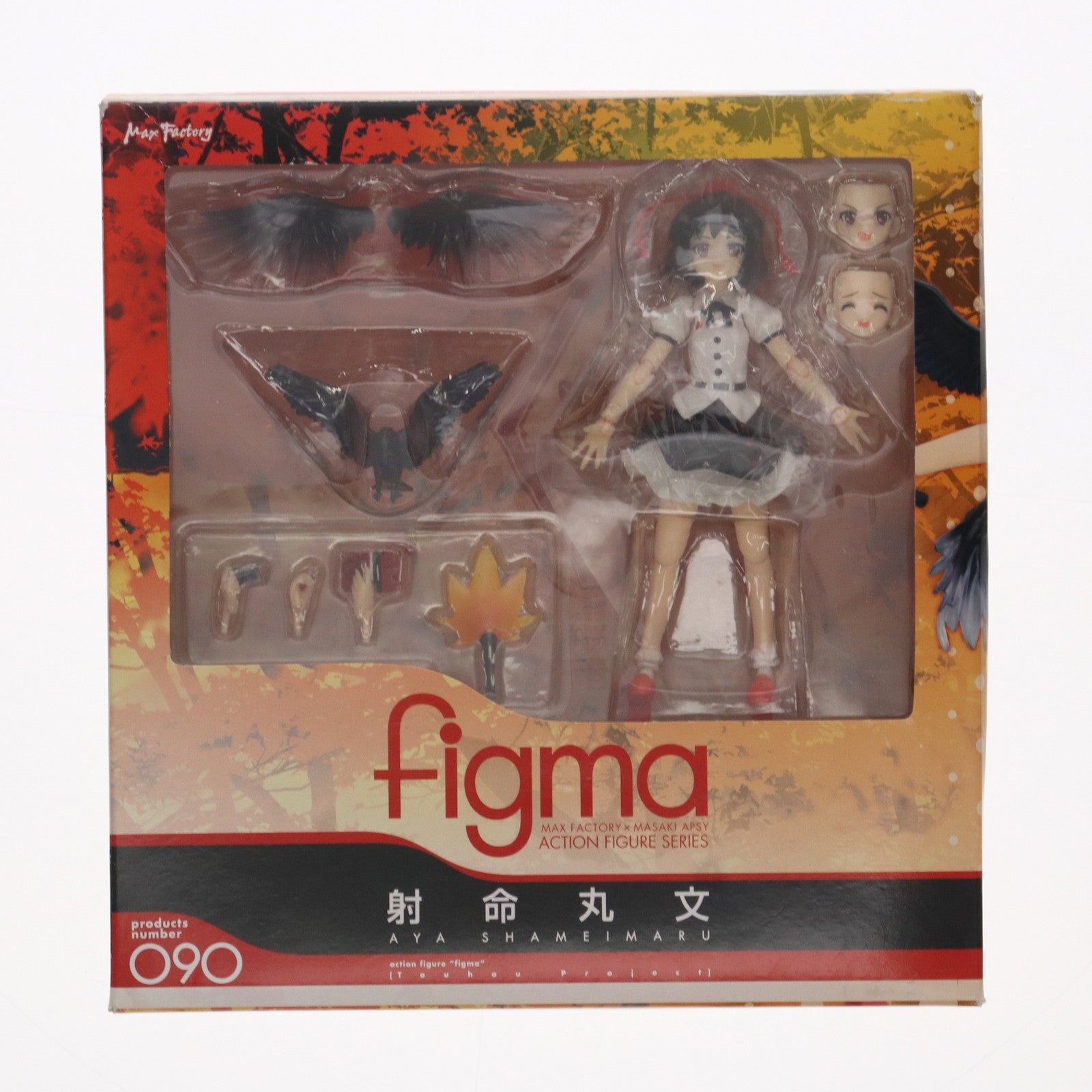 【中古即納】[FIG]figma(フィグマ) 090 射命丸文(しゃめいまるあや) 東方Project 完成品 可動フィギュア 一部店舗&オンラインショップ限定 マックスファクトリー(20110114)