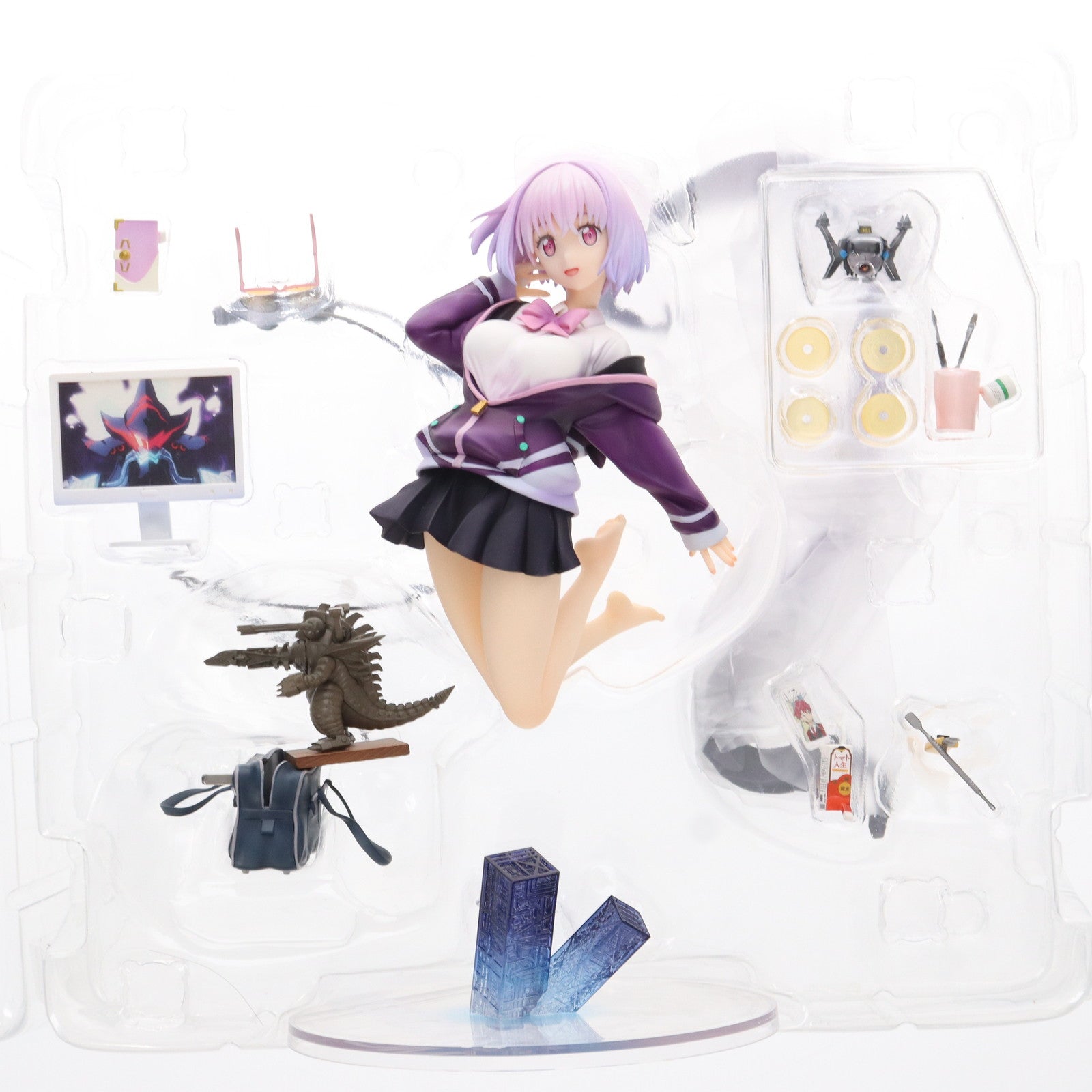 【中古即納】[FIG]新条アカネ(しんじょうあかね) ～A wish come true～ SSSS.GRIDMAN(グリッドマン) 1/7 完成品  フィギュア グッドスマイルカンパニー(20211126)