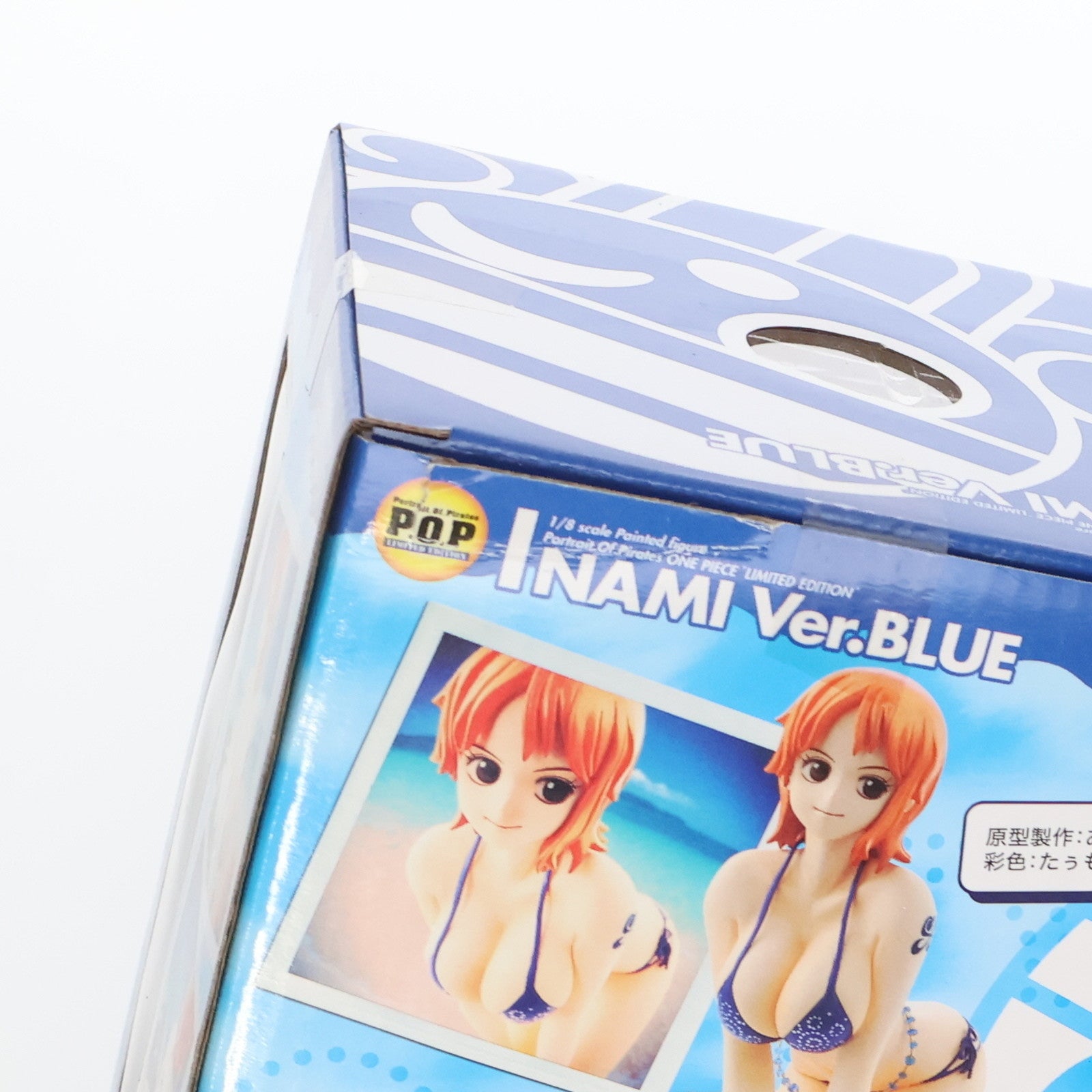 中古即納】[FIG]Portrait.Of.Pirates P.O.P LIMITED EDITION ナミ Ver.BLUE ONE PIECE( ワンピース) 1/8 完成品 フィギュア メガトレショップ&プレミアムバンダイ限定 メガハウス