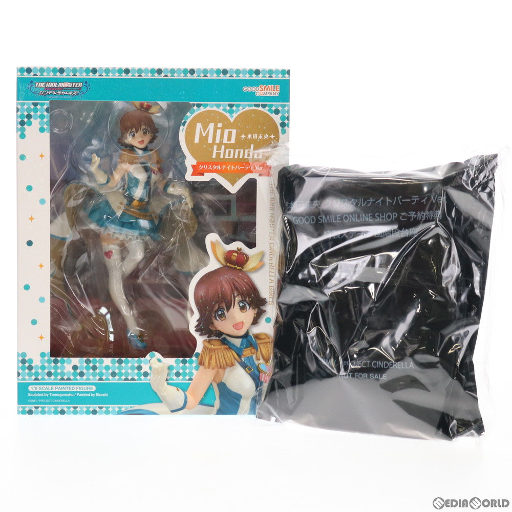 【中古即納】[FIG]GOODSMILE ONLINE SHOP限定特典付属 本田未央(ほんだみお) クリスタルナイトパーティVer. アイドルマスター シンデレラガールズ 1/8 完成品 フィギュア グッドスマイルカンパニー(20170331)