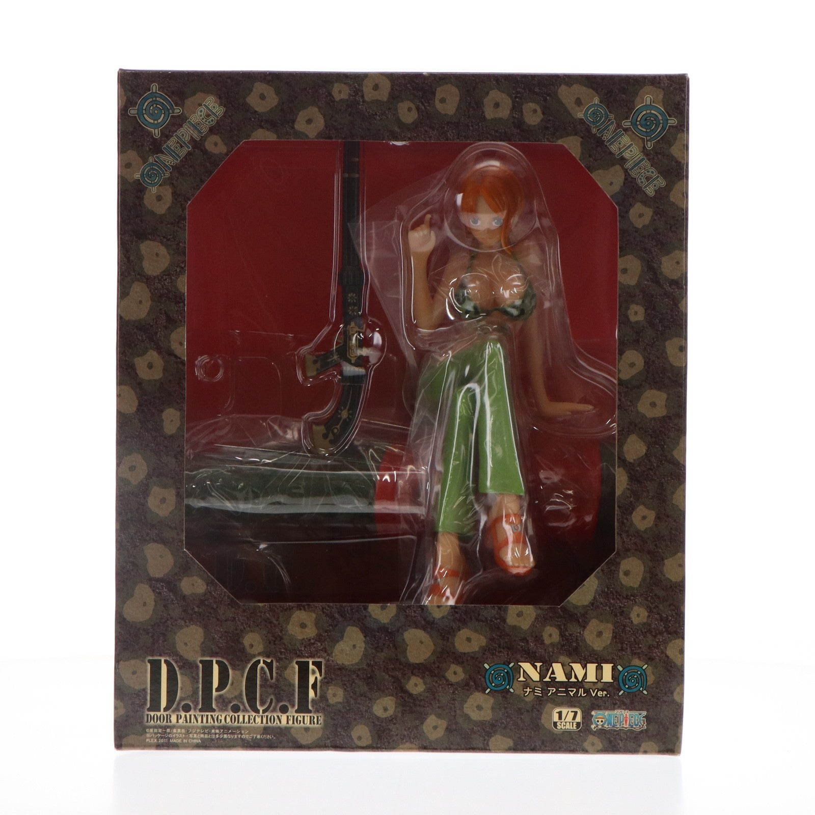 【中古即納】[FIG] DOOR PAINTING COLLECTION FIGURE ナミ アニマルVer. ONE PIECE(ワンピース) 1/7 完成品 フィギュア プレックス(20110901)