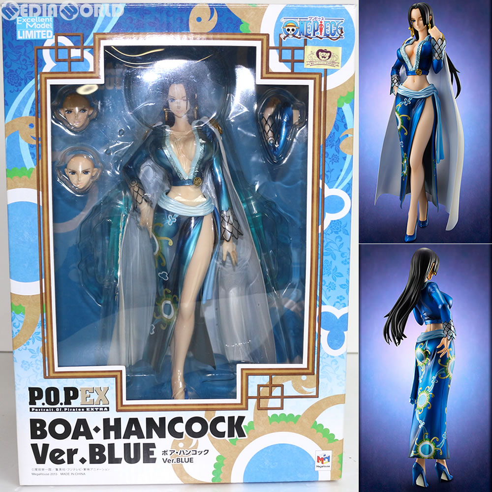 【中古即納】[FIG]宮沢模型限定 Portrait.Of.Pirates P.O.P NEO-EX ボア・ハンコック Ver.BLUE ONE PIECE(ワンピース) 1/8 完成品 フィギュア メガハウス(20130330)