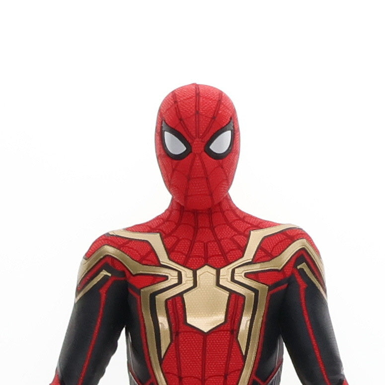 【中古即納】[FIG]ムービー・マスターピース スパイダーマン(インテグレーテッドスーツ版/ボーナスアクセサリー付き)  スパイダーマン:ノー・ウェイ・ホーム 1/6 完成品 アクションフィギュア(MMS624) ホットトイズ(20230630)