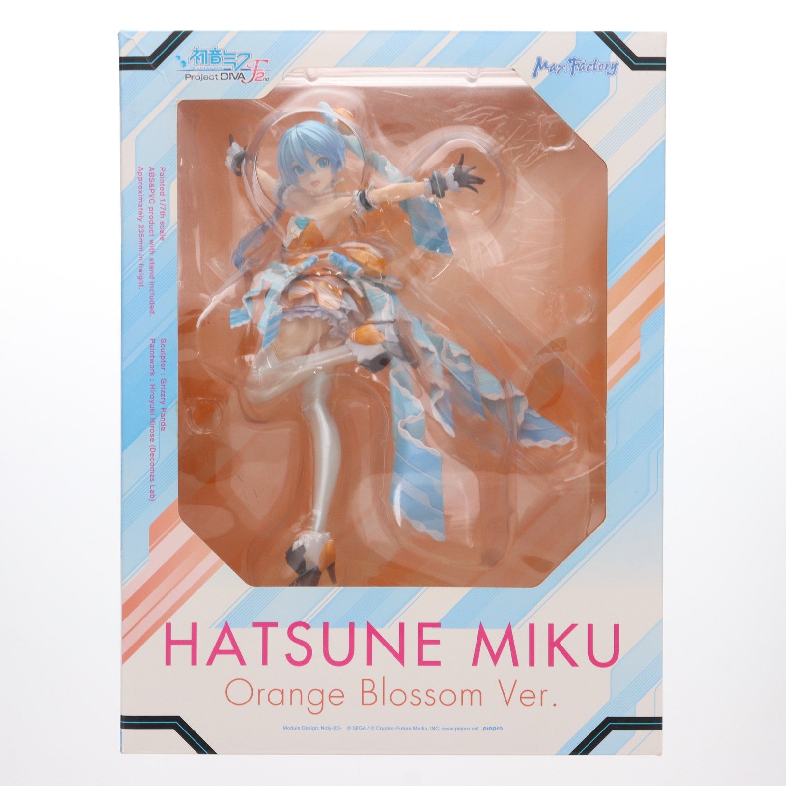 【中古即納】[FIG] 初音ミク オレンジブロッサムVer. 初音ミク-Project DIVA- F 2nd 1/7 完成品 フィギュア マックスファクトリー(20170122)